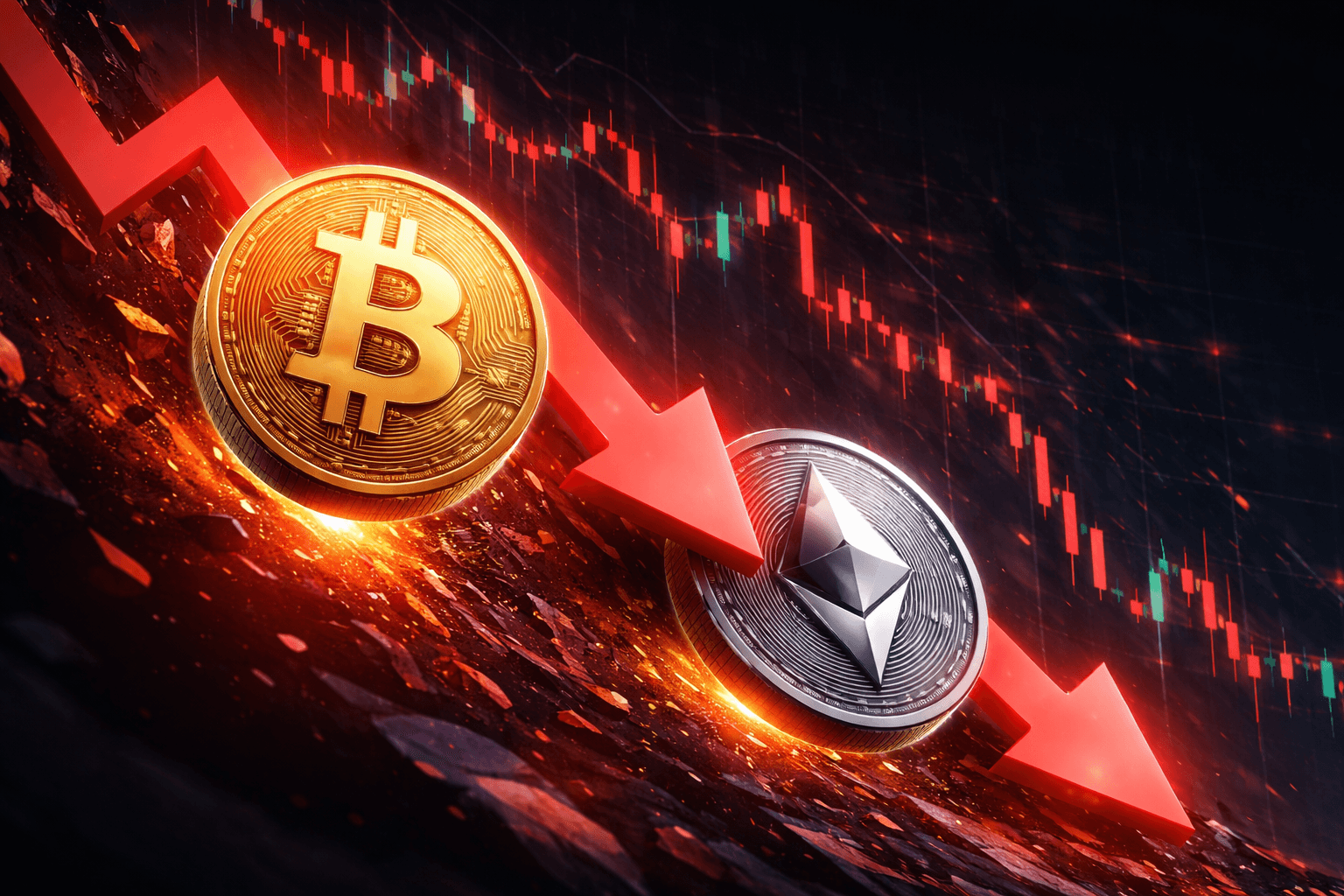 Bitcoin and Ethereum Prices Pull Back on OKX After Recent Rally