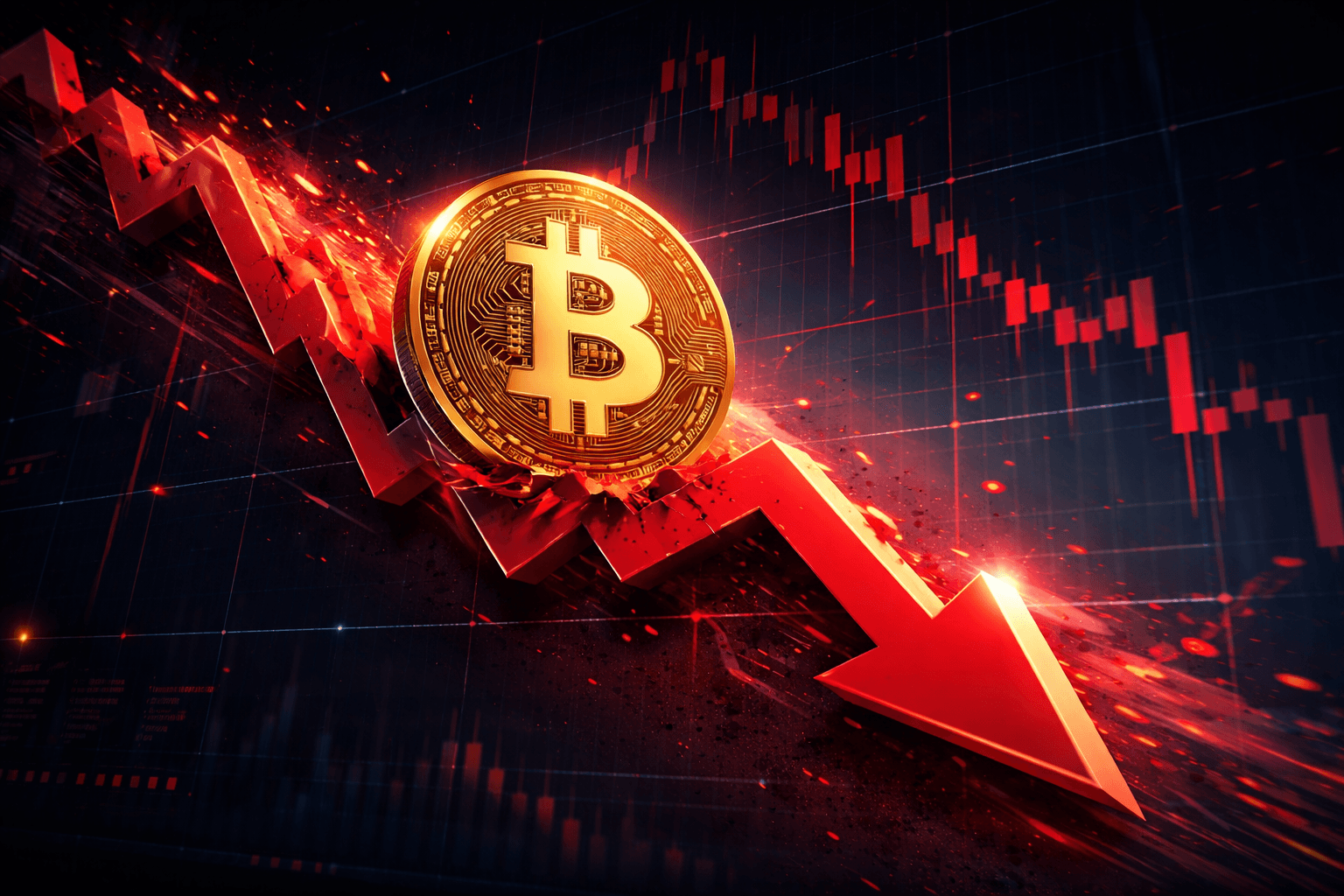 Bitcoin Drops Below $67,000, Marking an 8.8% Decline in 24 Hours