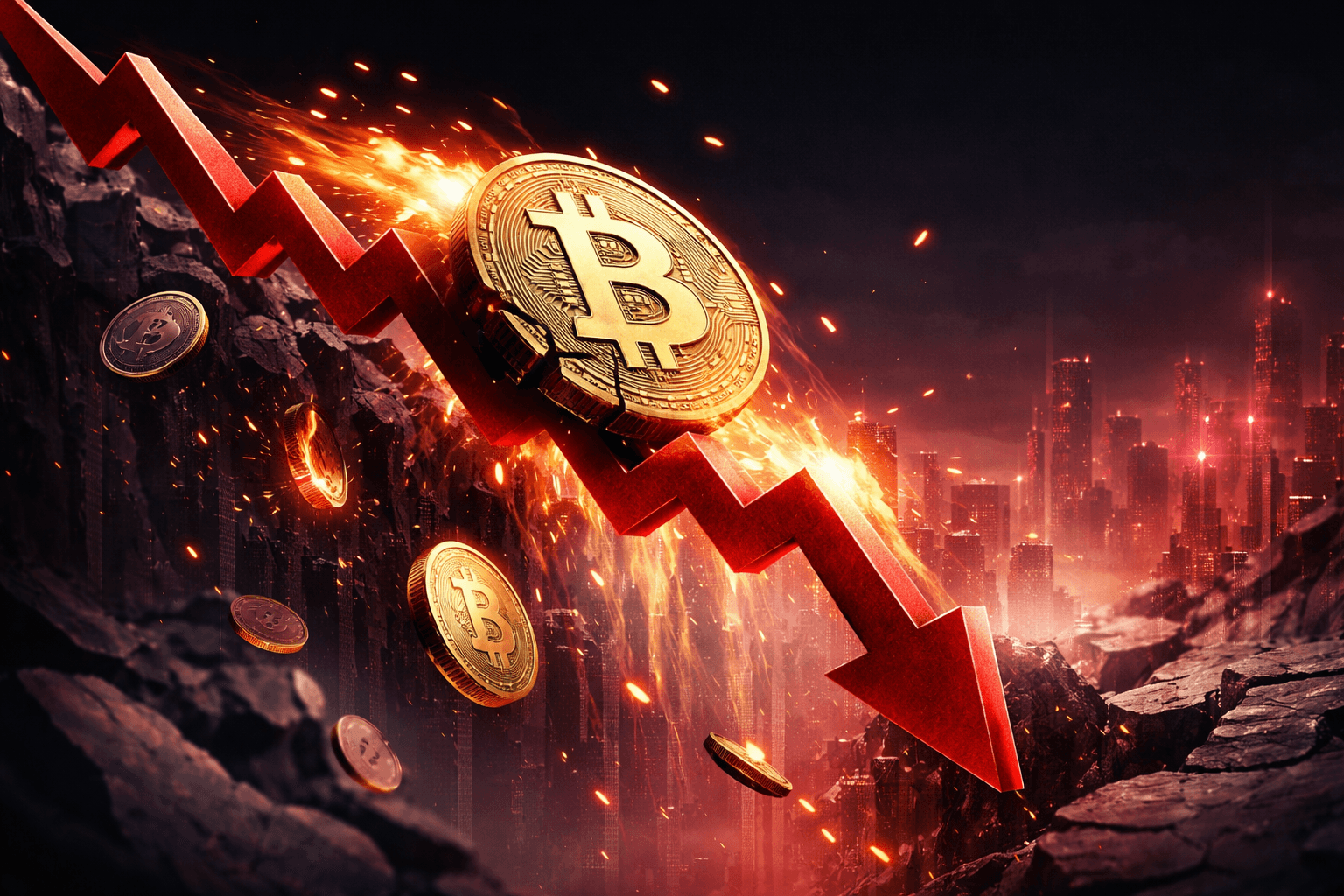 Crypto Market Plunges 50%, Wiping Out $2.2 Trillion in Value