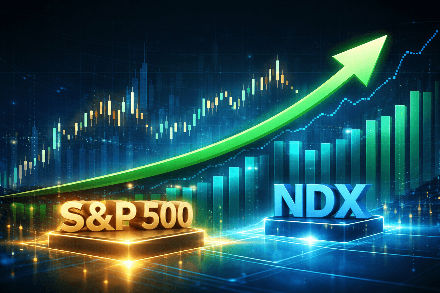 Nasdaq 100 and S&P 500 Rise Over 1% as U.S. Equity Markets Extend Gains