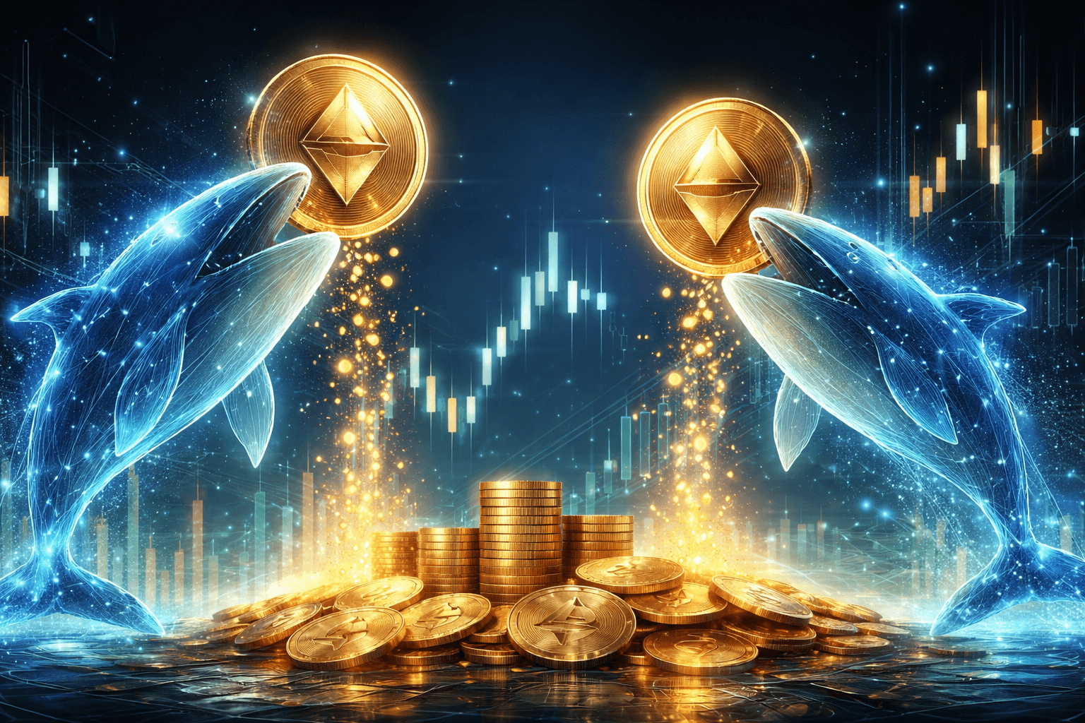 Two Crypto Whales Acquire Over 29,000 ETH in Under 13 Hours