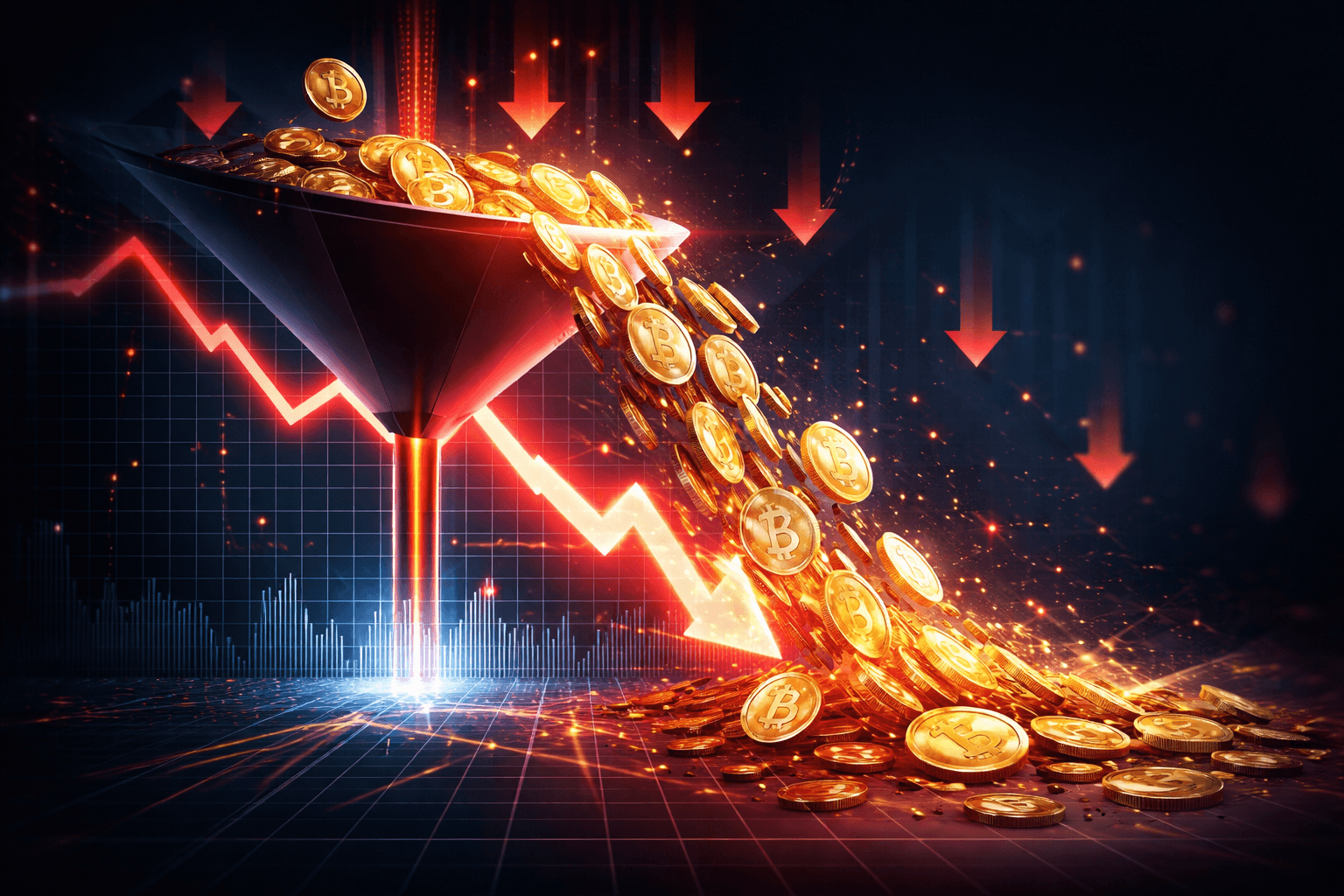 Crypto Funds Face $1.5 Billion Weekly Outflows, Largest Since November