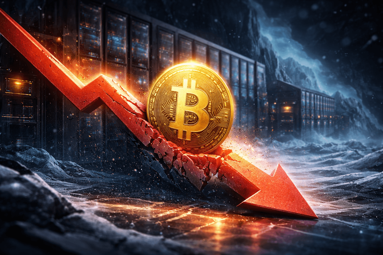 Bitcoin Mining Difficulty Falls 11% Amid Price Slump and U.S. Storms
