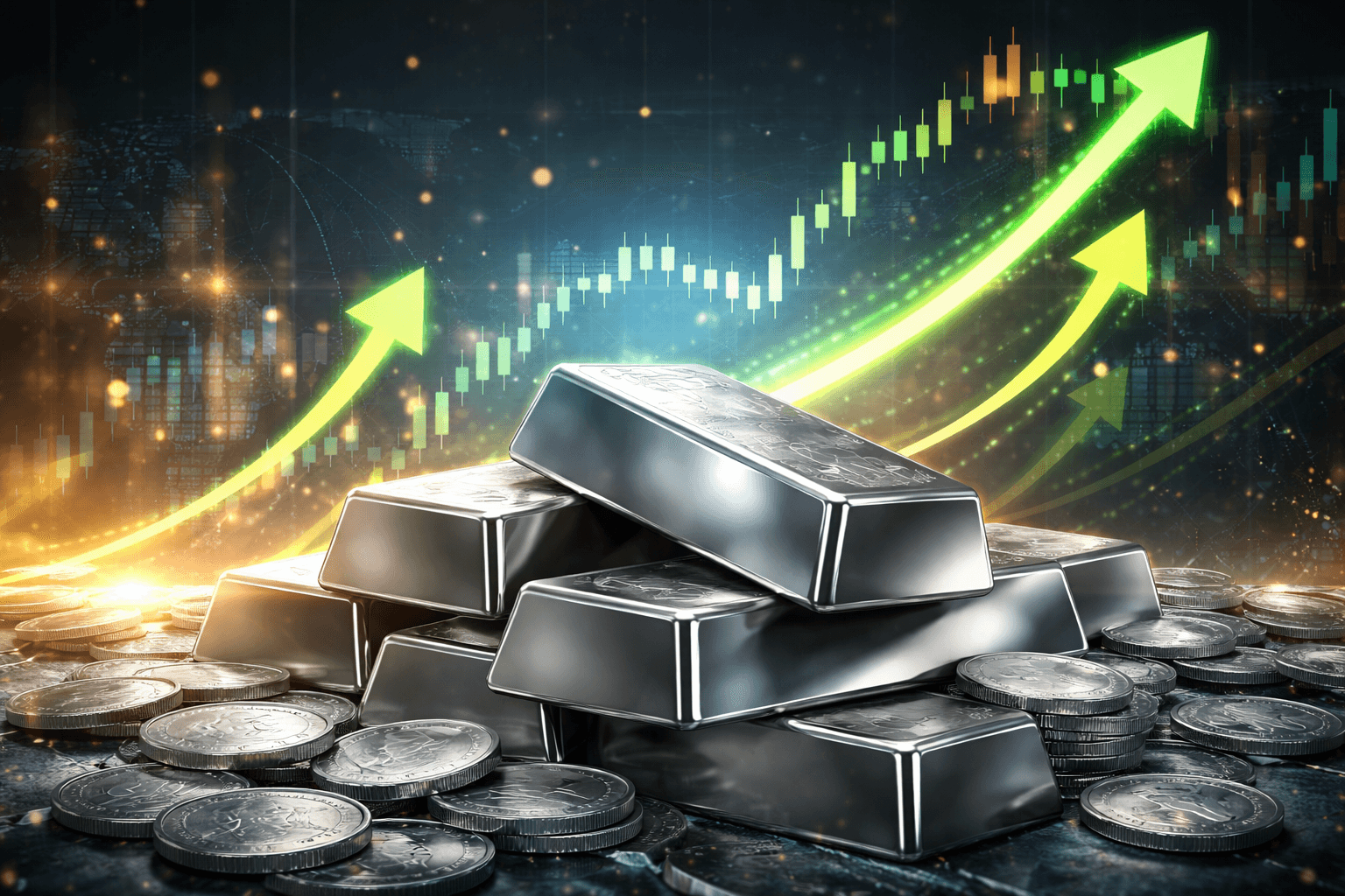 Spot Silver Surges 7% to $83.25, Gold Climbs 2.34% to $5,080