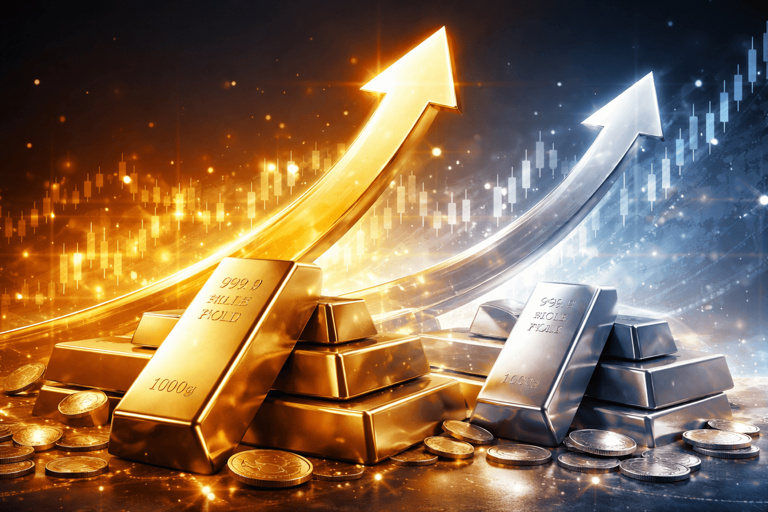 Gold Surpasses $5,000 Per Ounce as Silver Climbs to $80