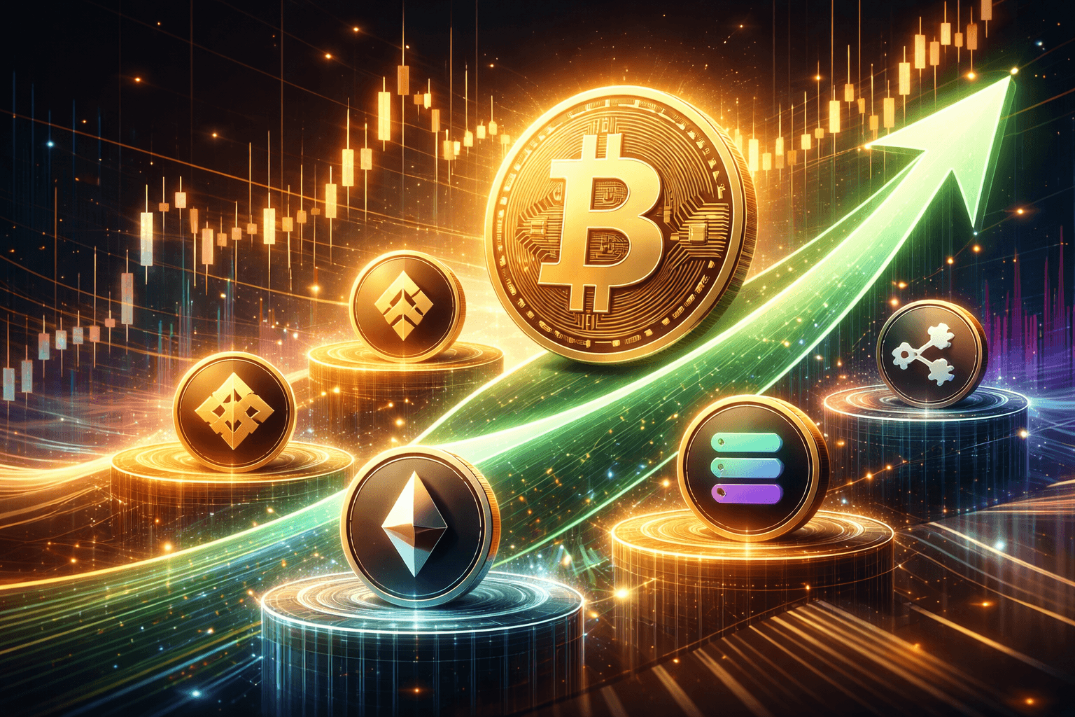 Major Cryptocurrencies Show Mixed Movements as Bitcoin Tops $71K