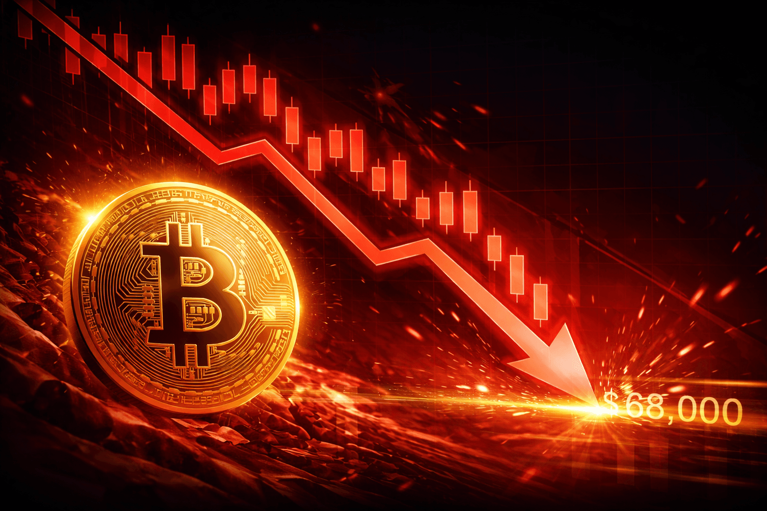 Bitcoin Falls Below $69,000 After Five Consecutive Hourly Declines