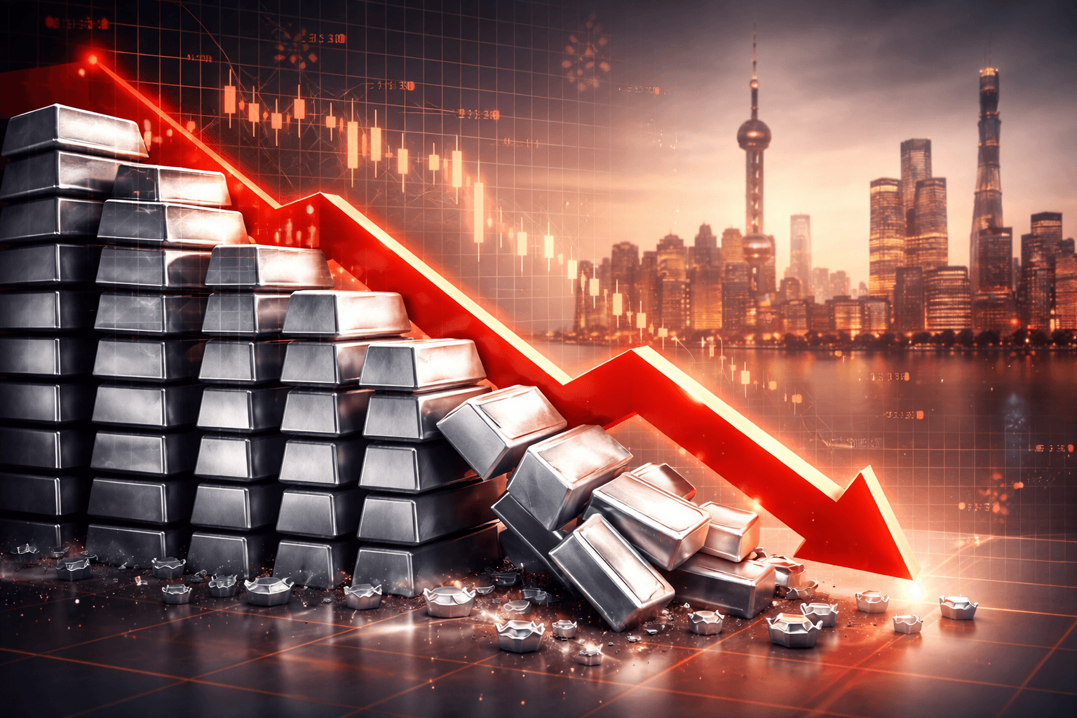 Shanghai Futures Exchange Silver Inventory Drops Over 31 Tons