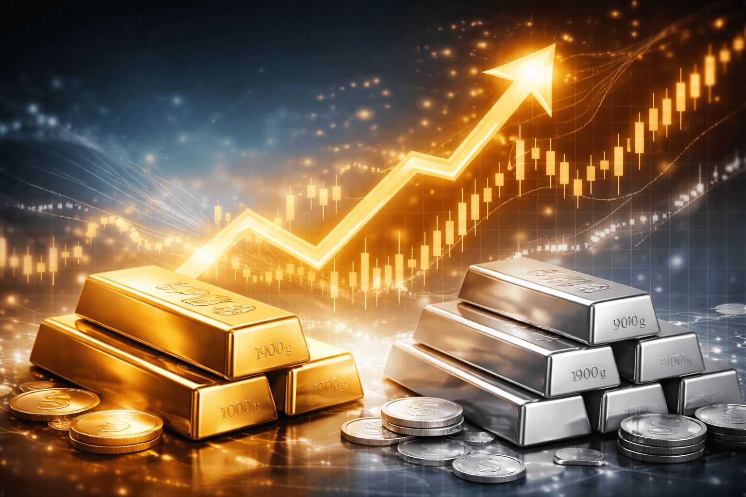Gold and Silver Prices Surge Across Global and Shanghai Markets