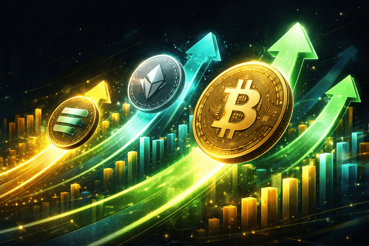 Bitcoin ETFs See 4,224 BTC Net Inflows, Ethereum and Solana ETFs Also Record Daily Gains