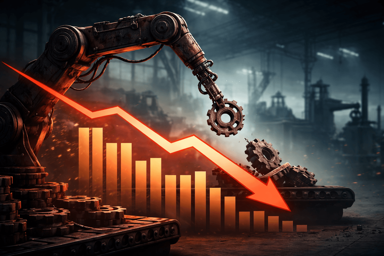 U.S. Manufacturing Employment Falls for 32nd Straight Month