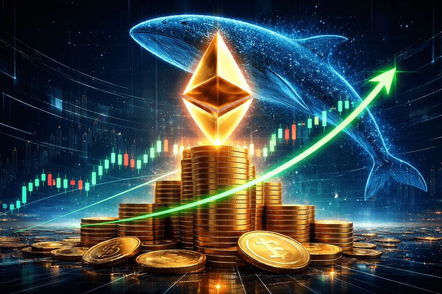 Largest ETH Long Whale Adjusts Position to 60,000 ETH After $596K Loss