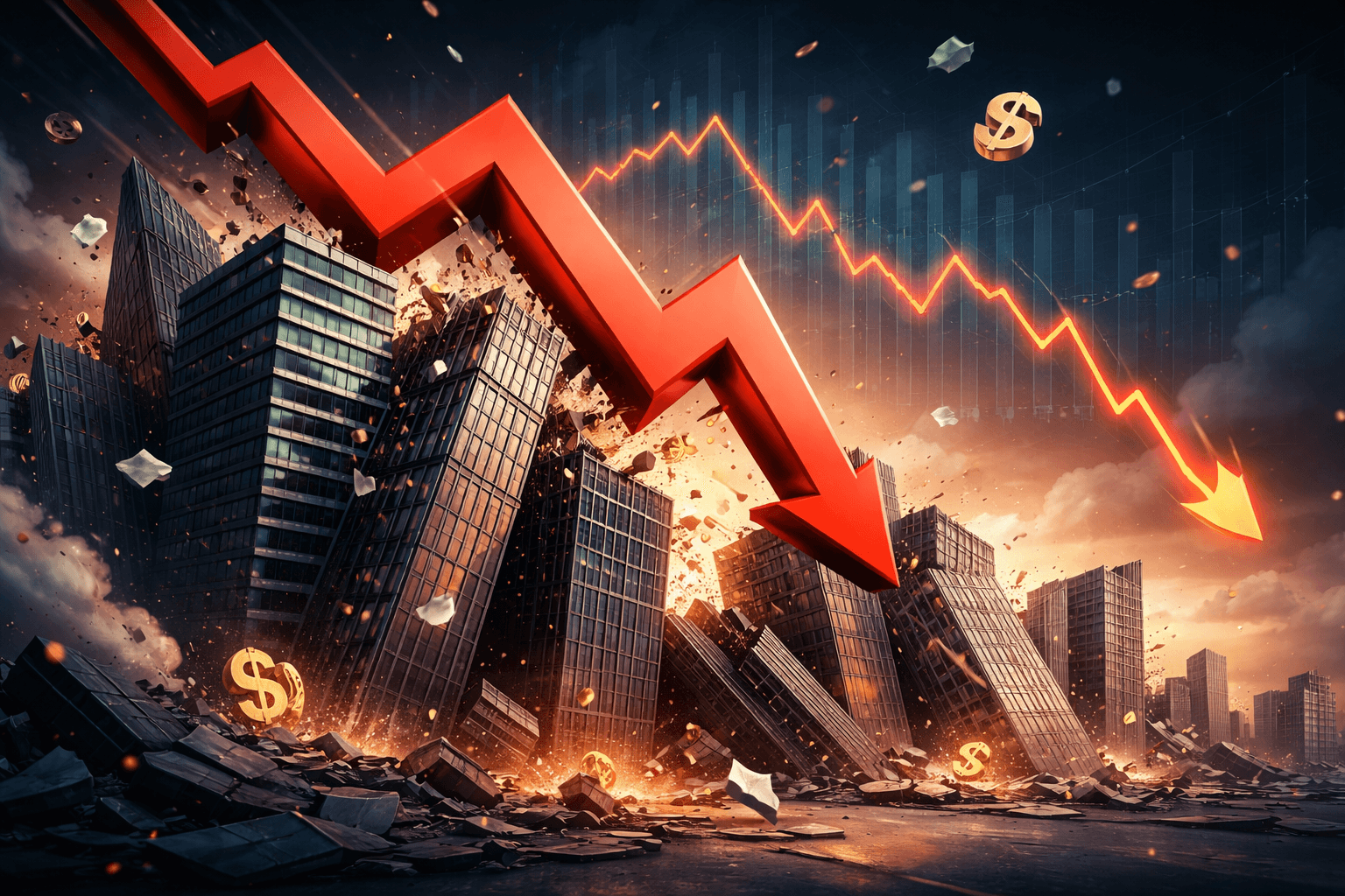 US Sees Nine Large Corporate Bankruptcies in Single Week