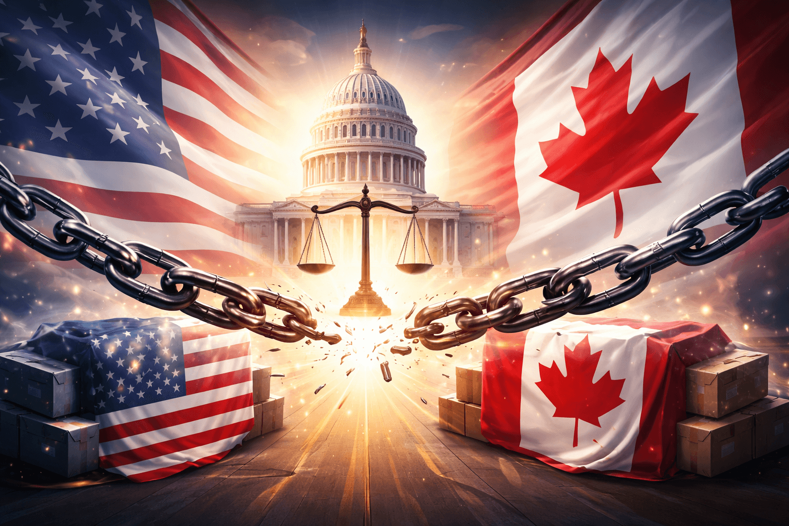 U.S. House of Representatives (lower chamber of U.S. Congress) passes bill to end President Trump's tariffs on Canada