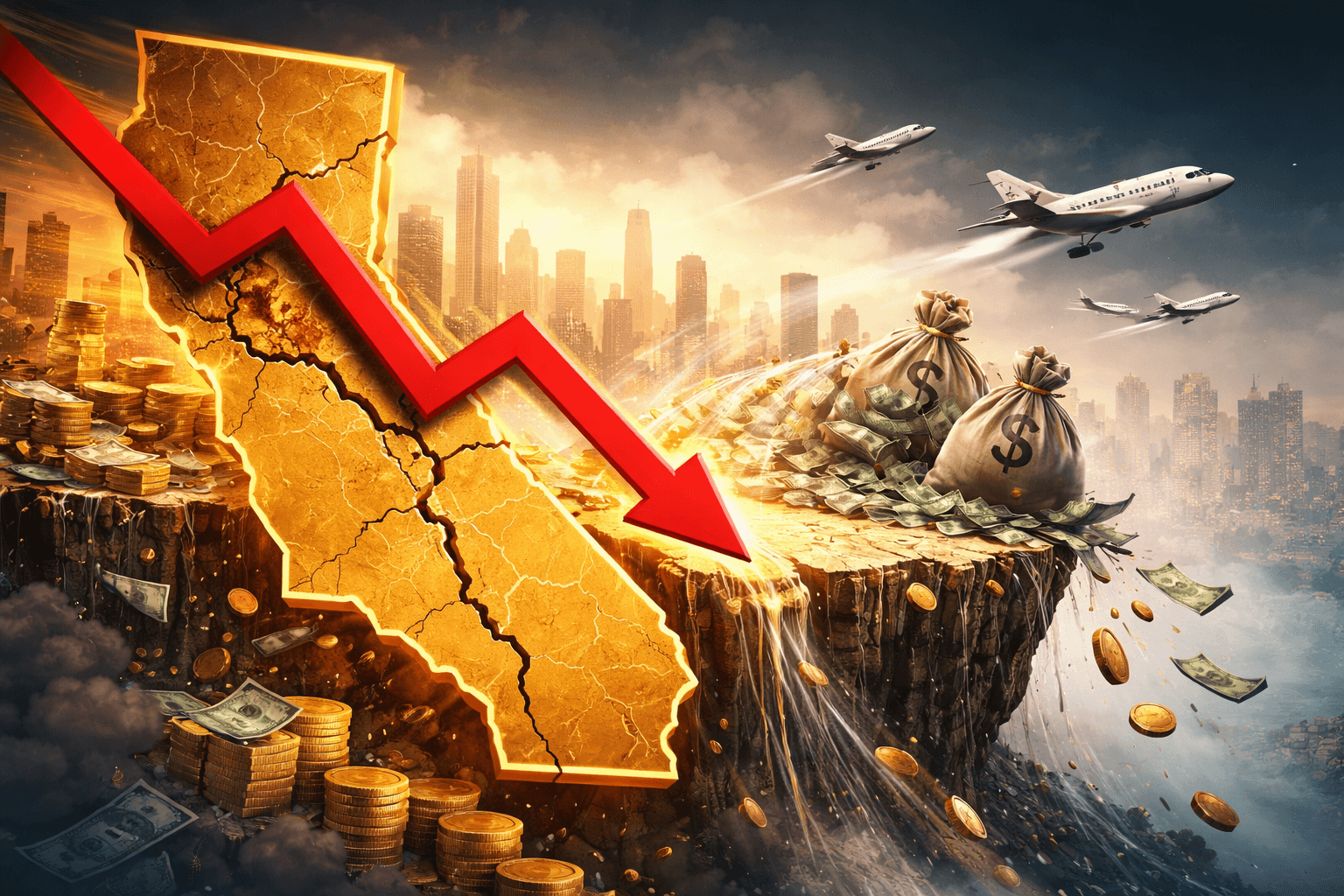 California Wealth Tax Proposal Triggers $1 Trillion Investment Loss and Billionaire Exodus