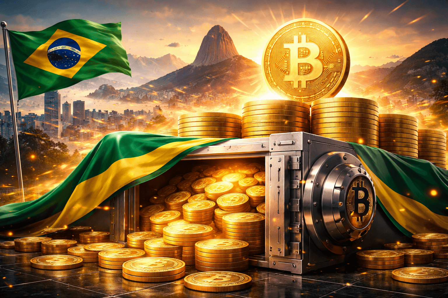 Brazil Reintroduces Bill to Stockpile 1 Million Bitcoin as National Reserve