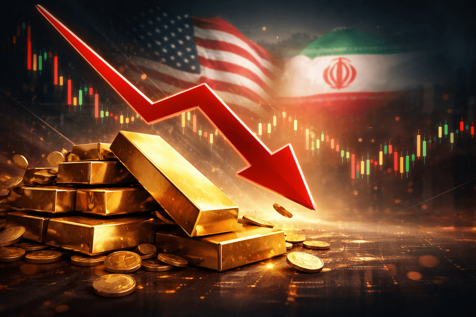 Gold Futures Fall Below $4,900 Amid Conclusion of U.S.-Iran Talks