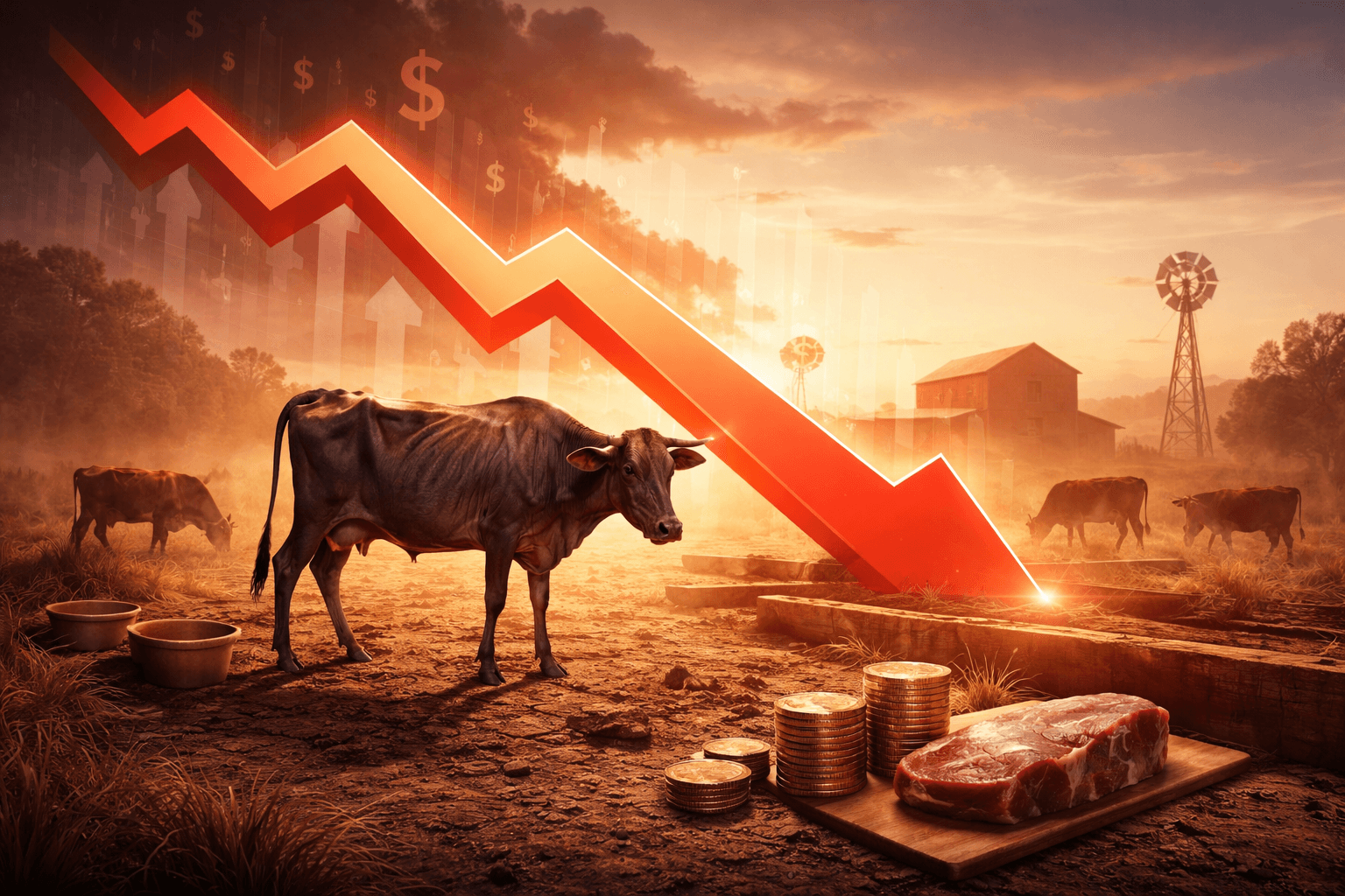 US Cattle Inventory Falls to Lowest Level Since 1951