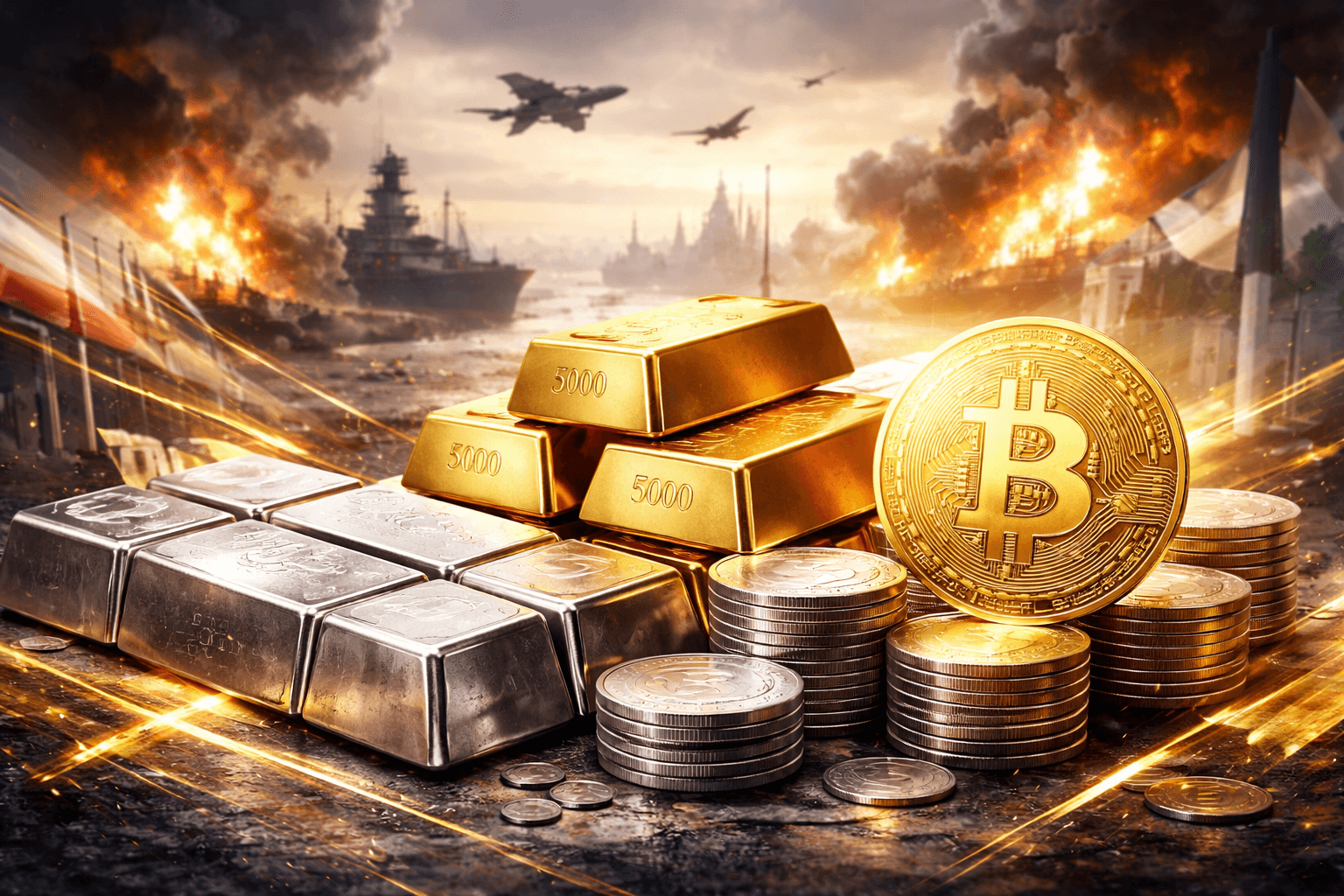 Gold Tops $5,000 and Silver Exceeds $78 Amid Rising US-Iran Tensions