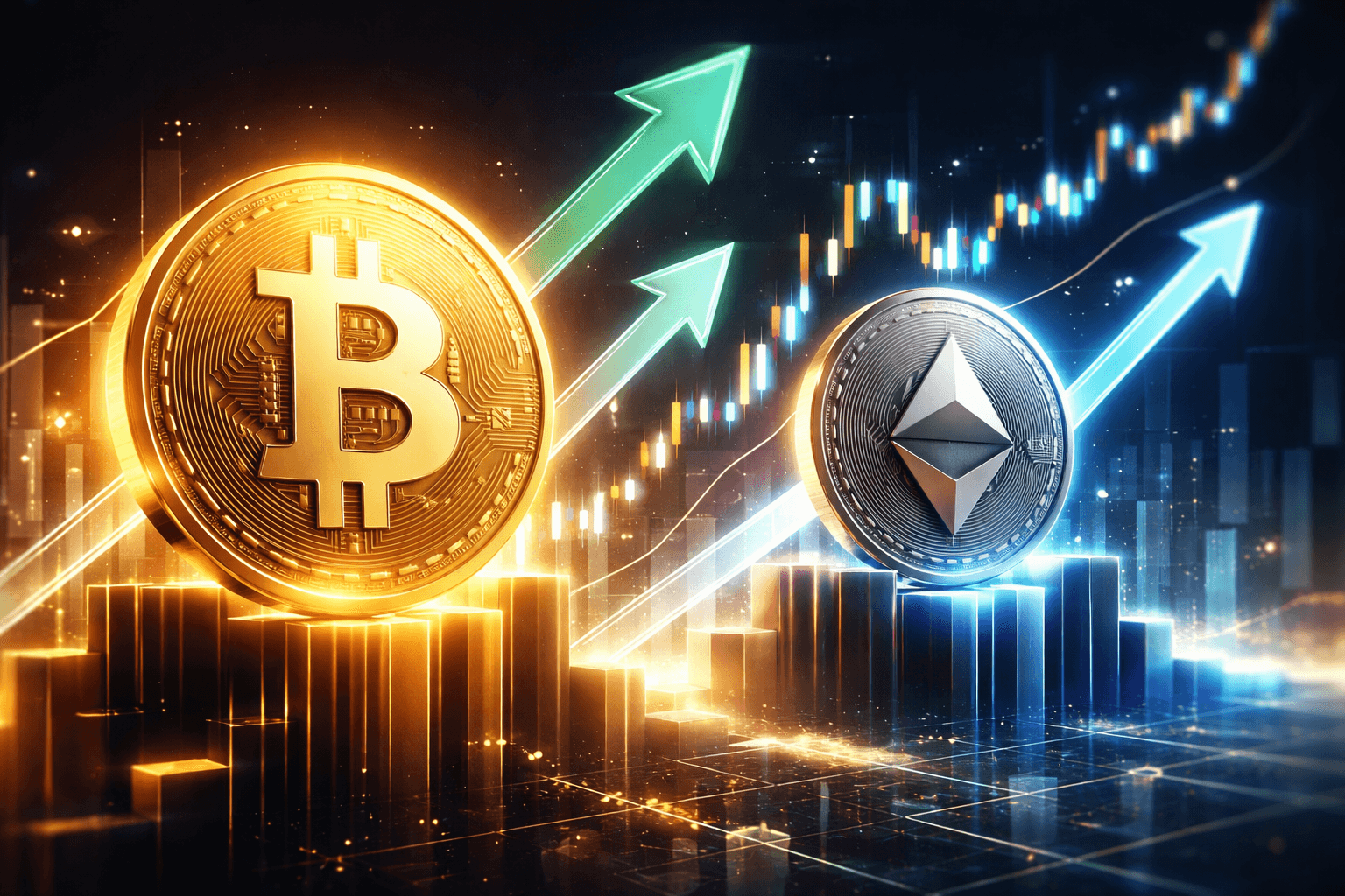 Bitcoin Surpasses $68,000 as Ethereum Breaks $2,000 Mark