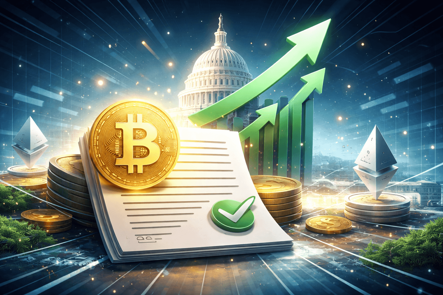 Polymarket Data Shows 71% Odds for U.S. Crypto Legislation Passage in 2024