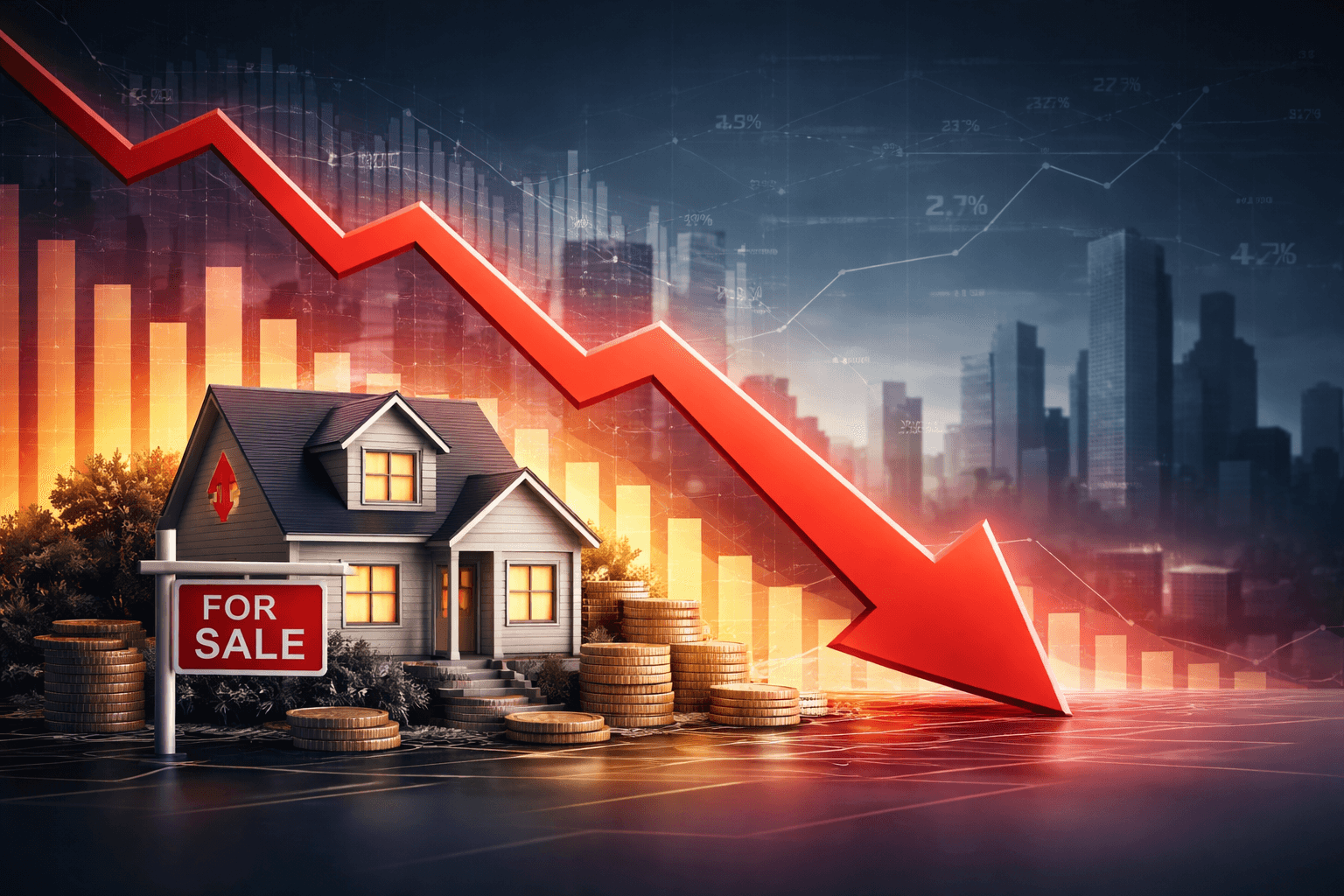 U.S. January Pending Home Sales Decline 0.8% Month-on-Month