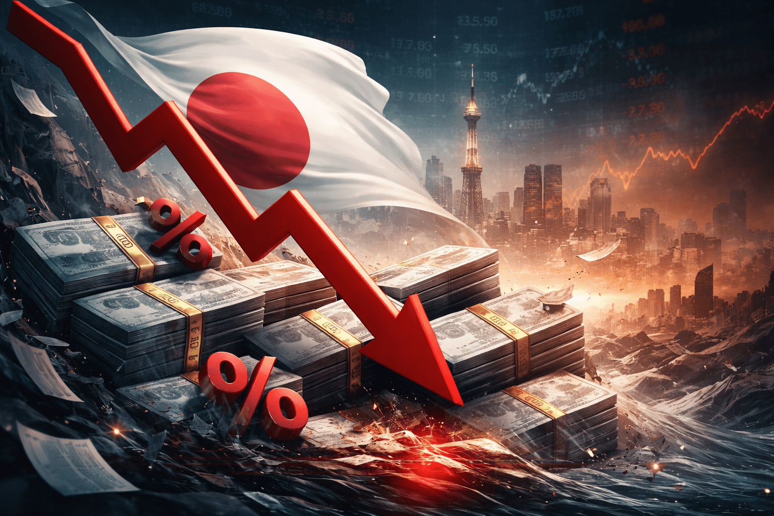 Japan’s Top Life Insurers See Record $86 Billion Unrealized Bond Losses