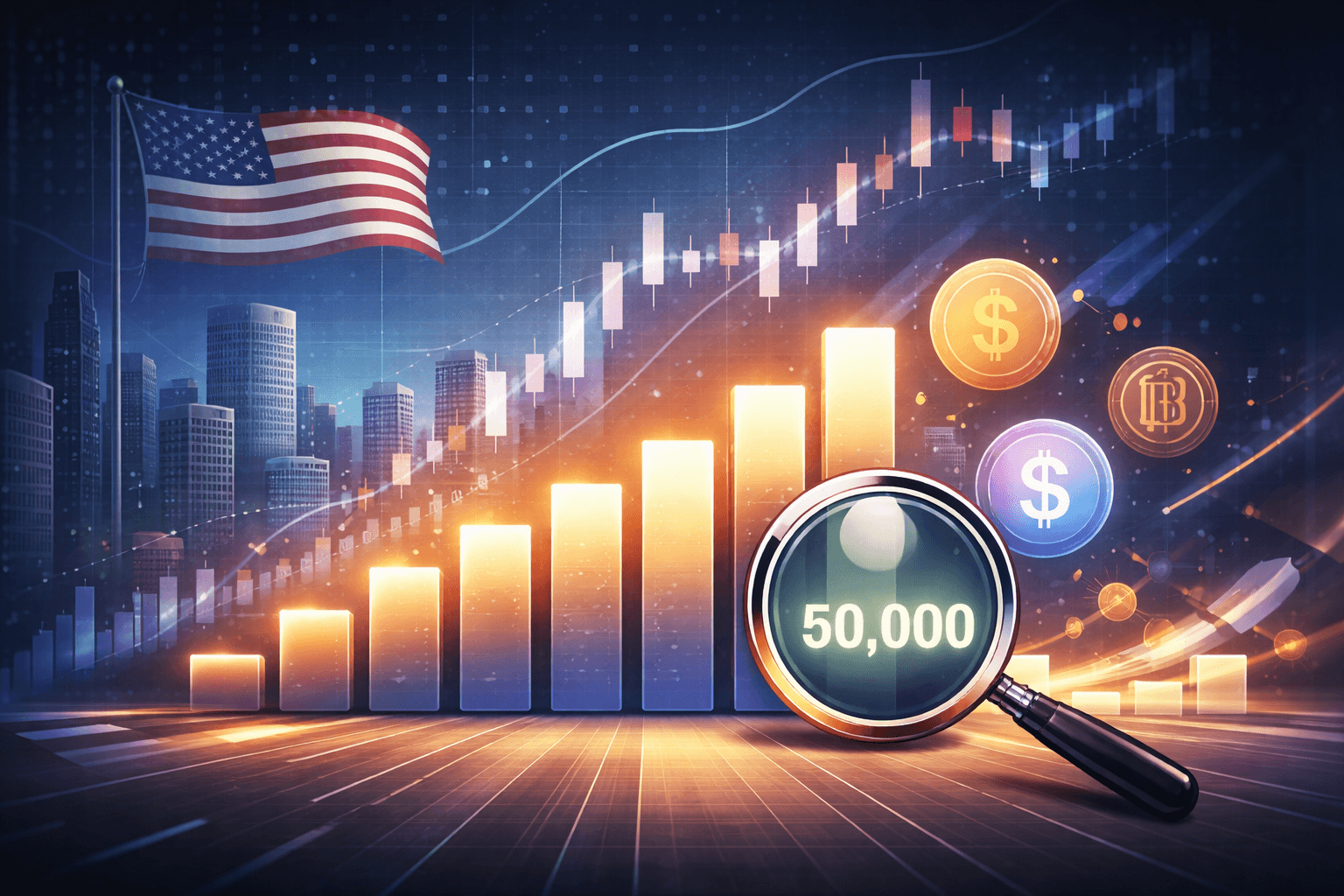 U.S. Breakeven Household Employment Falls to ~50,000 Jobs per Month