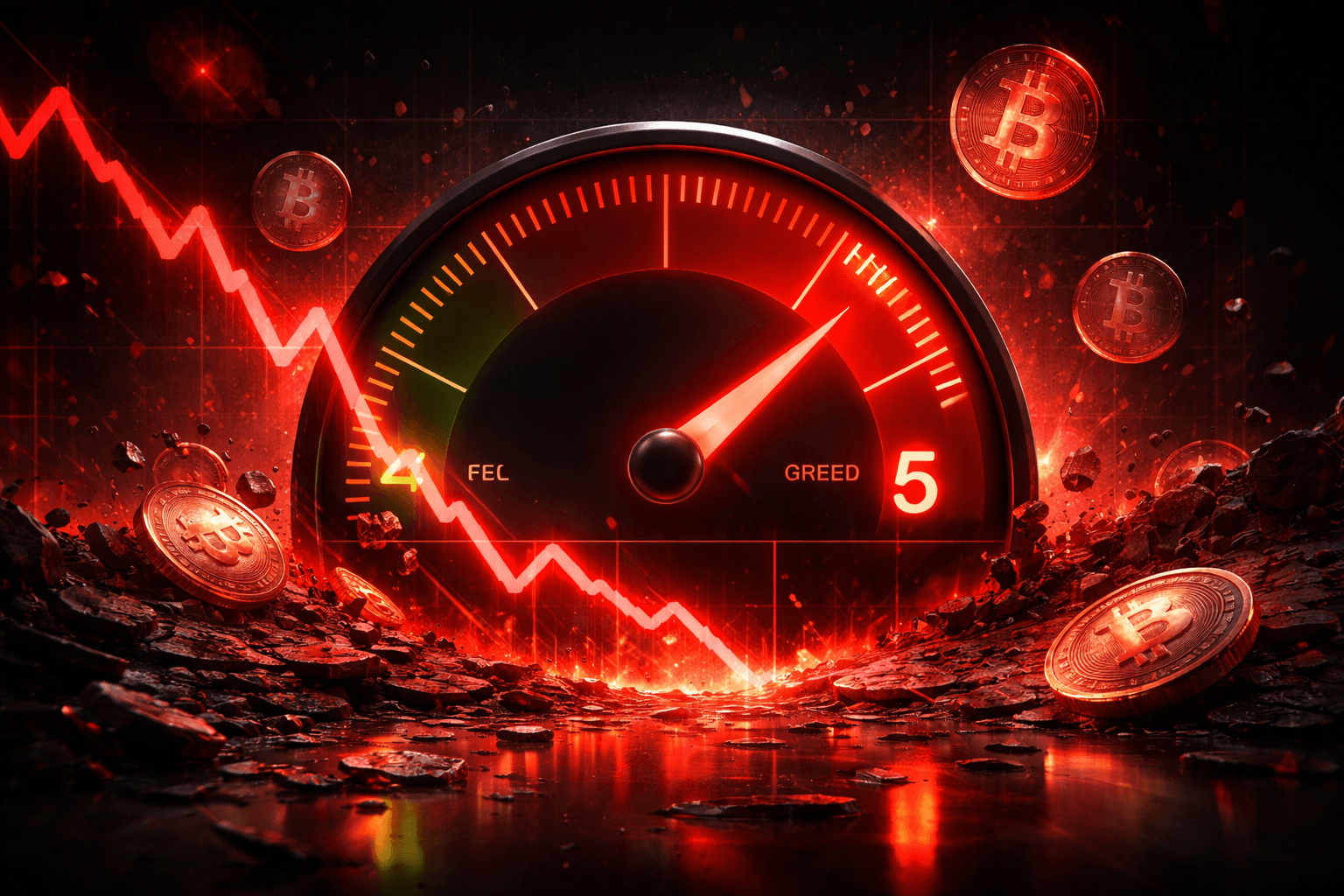 Crypto Fear and Greed Index Moves to 8, Remaining in Extreme Fear