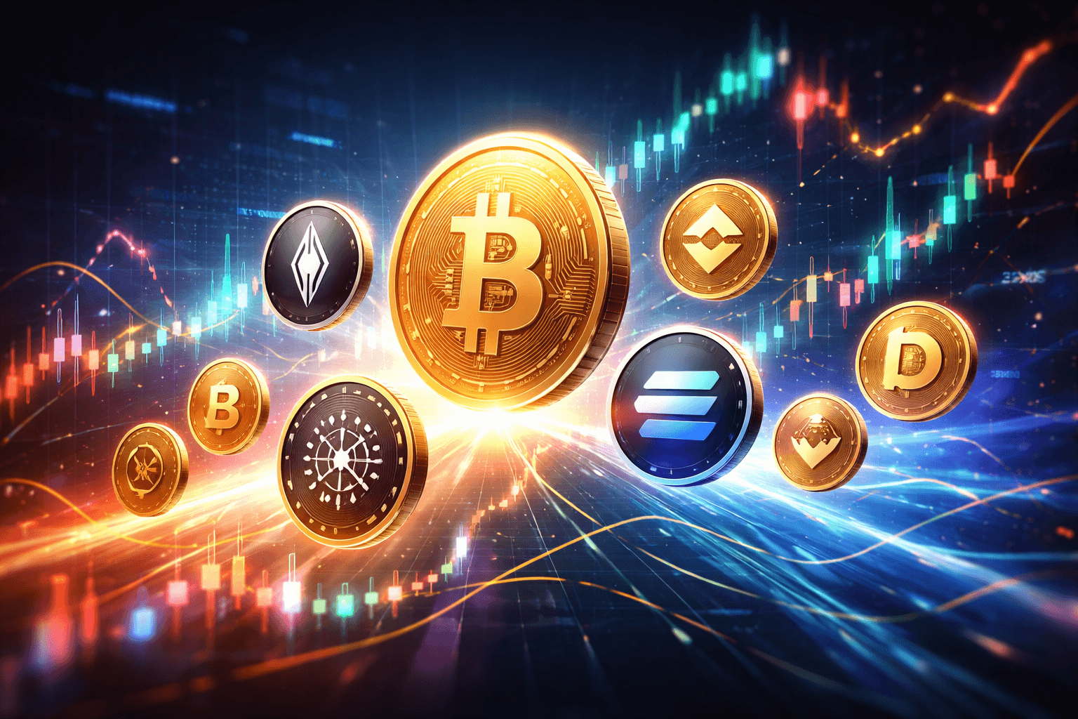 Major Cryptocurrencies Show Mixed Movements in Daily Price Update