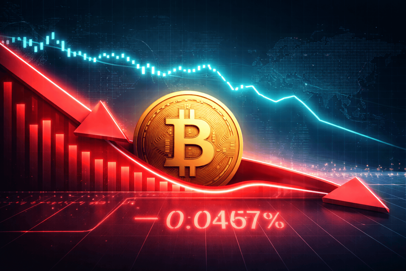 Coinglass: Coinbase Bitcoin Premium Index (price gap across exchanges) stays negative 40 days at -0.0467%