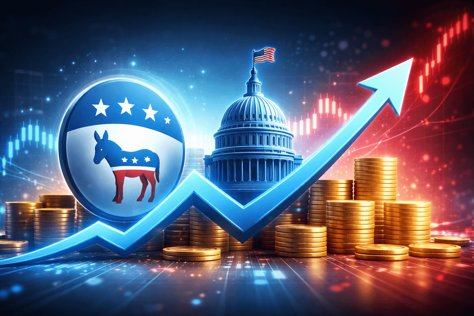 Kalshi Traders See Rising Odds of Full Democratic Control in 2026 Midterms