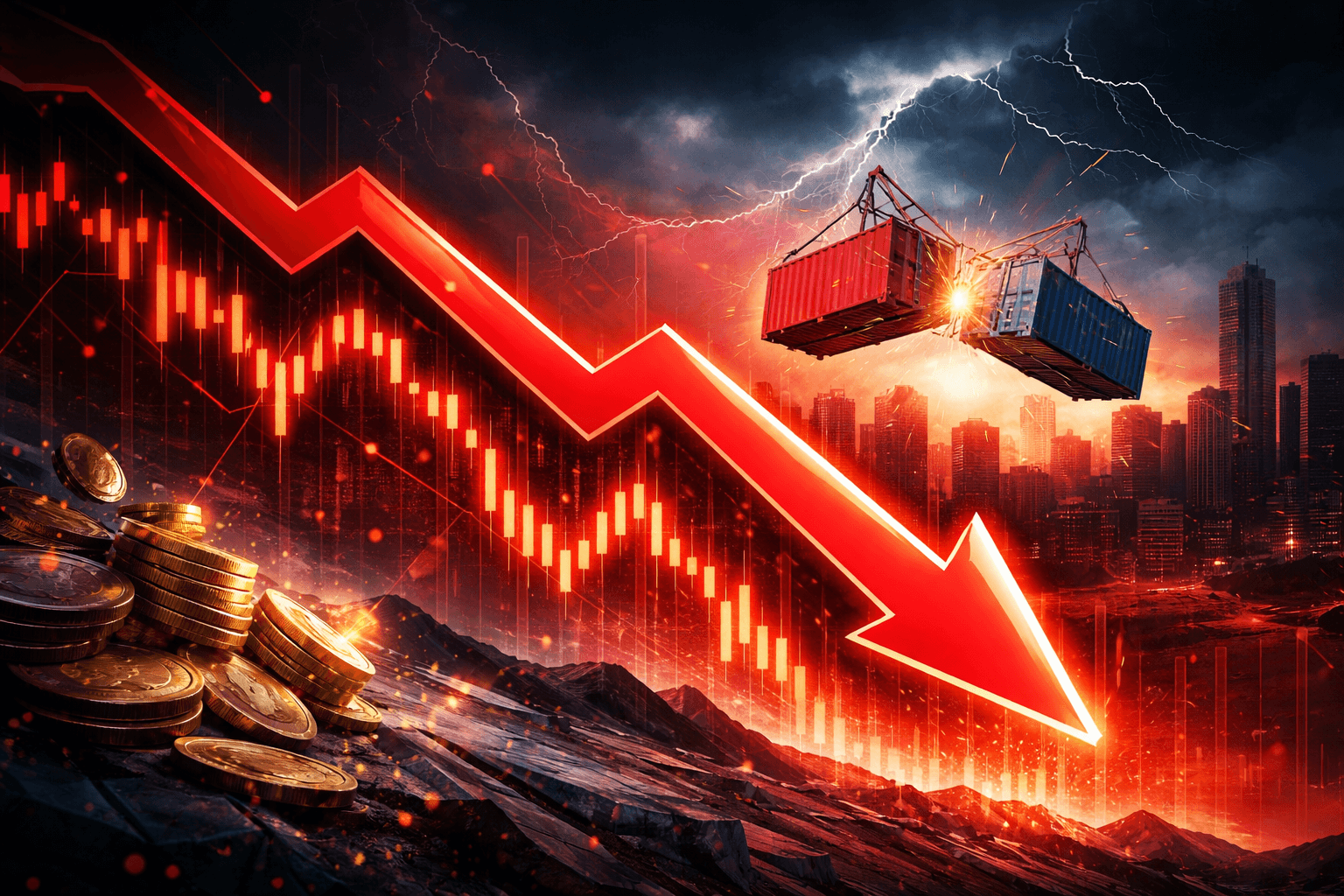 U.S. Stock Indexes Drop Over 1% Amid Renewed Trade War Volatility