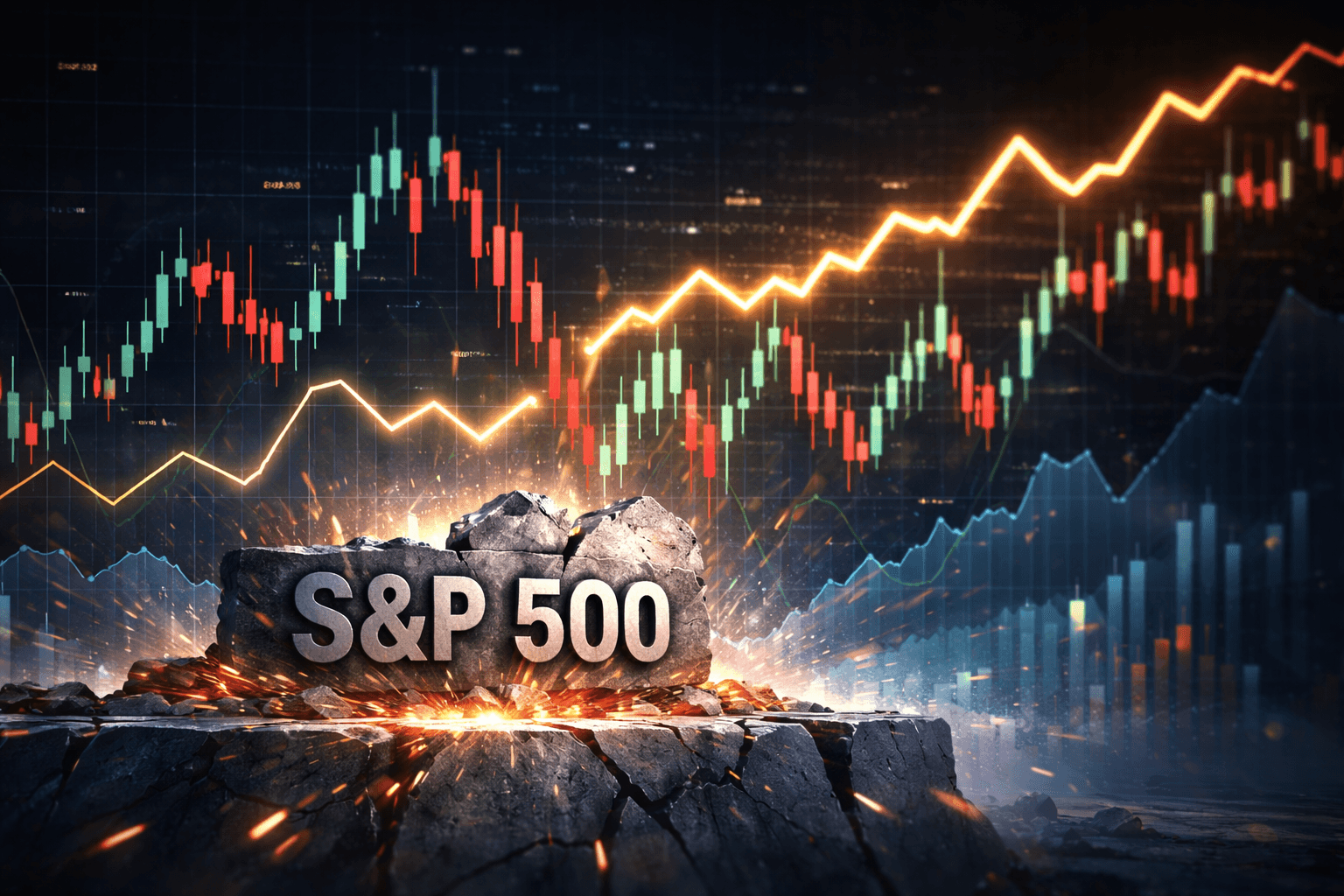 S&P 500 Stocks Show Record High Realized Volatility Against Index