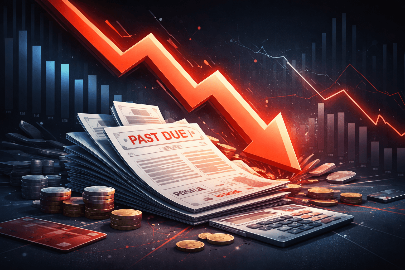 U.S. Loan Delinquency Rate Reaches Highest Level Since 2017