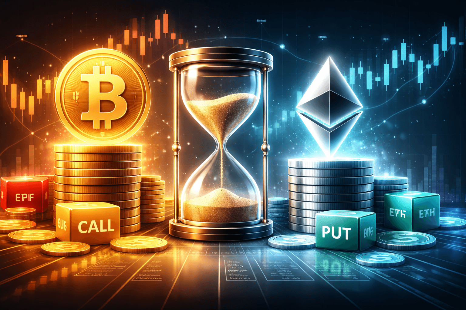 BTC and ETH Options Worth $8.9B Set to Expire Tomorrow