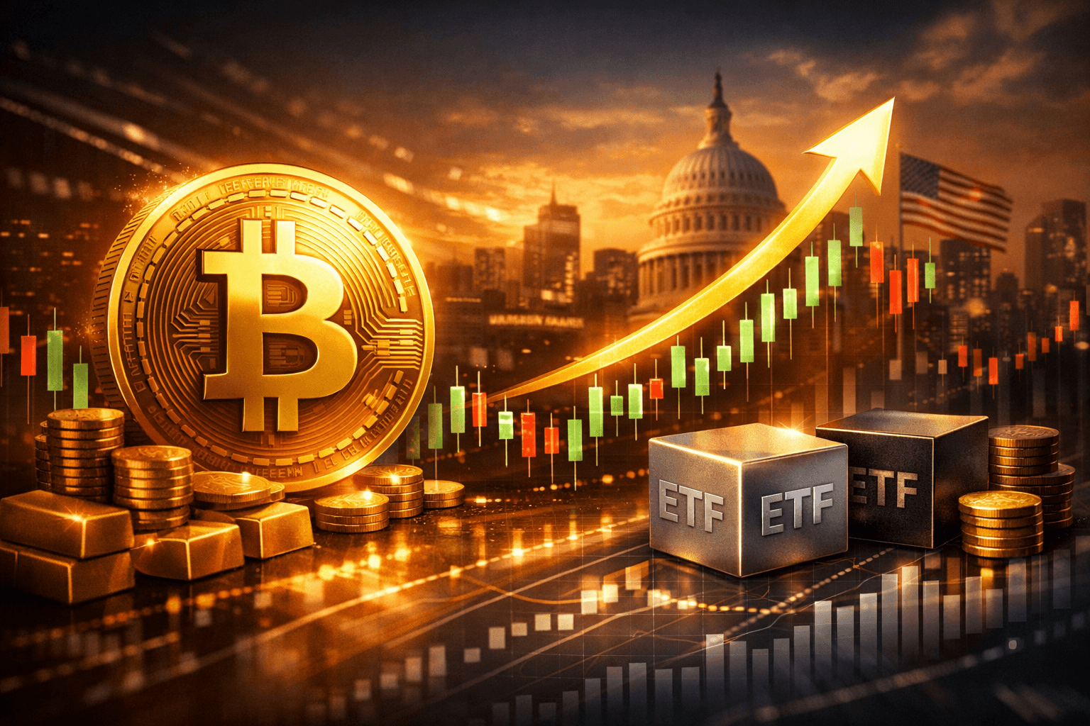 U.S. Bitcoin ETFs Purchase $506.6 Million in Single-Day Acquisition