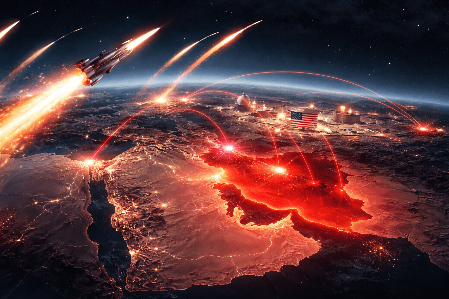 Bloomberg Reports US Bases in Middle East Within Range of Iranian Missiles