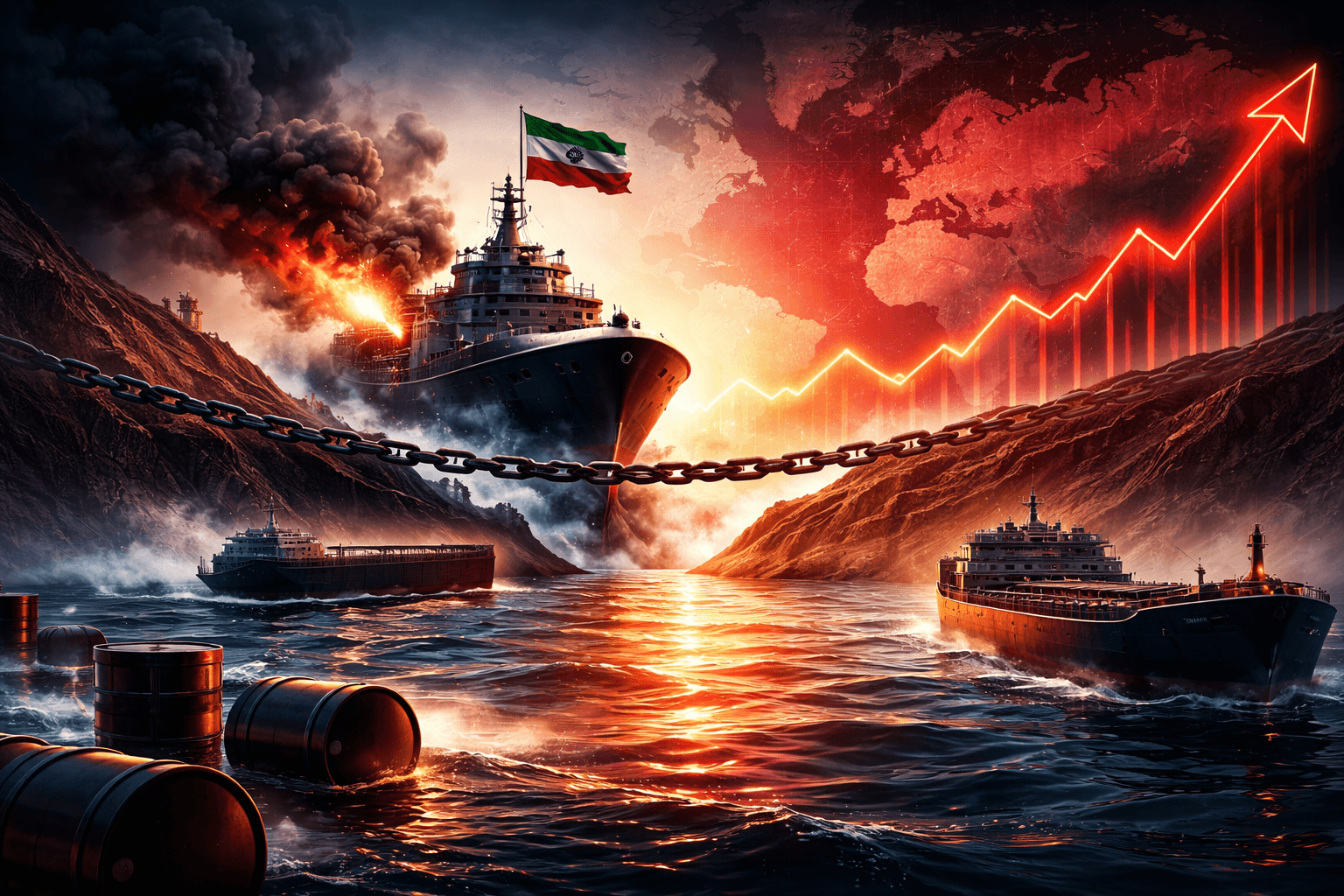 Iran Closes Strait of Hormuz, Disrupting 20% of Global Oil Flow