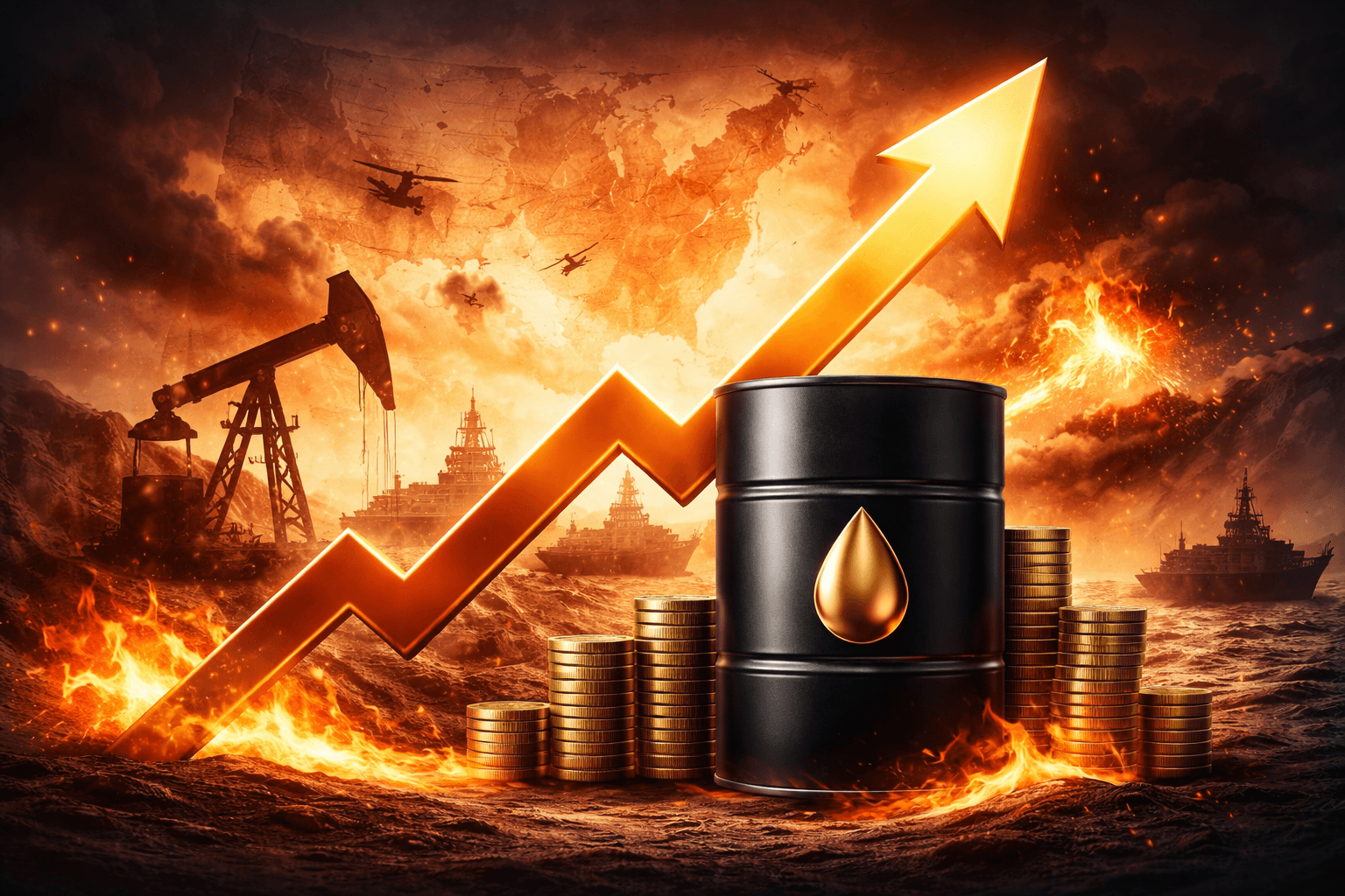 Oil Prices Surge 12% to $75 Amid Ongoing U.S.–Israel Conflict with Iran