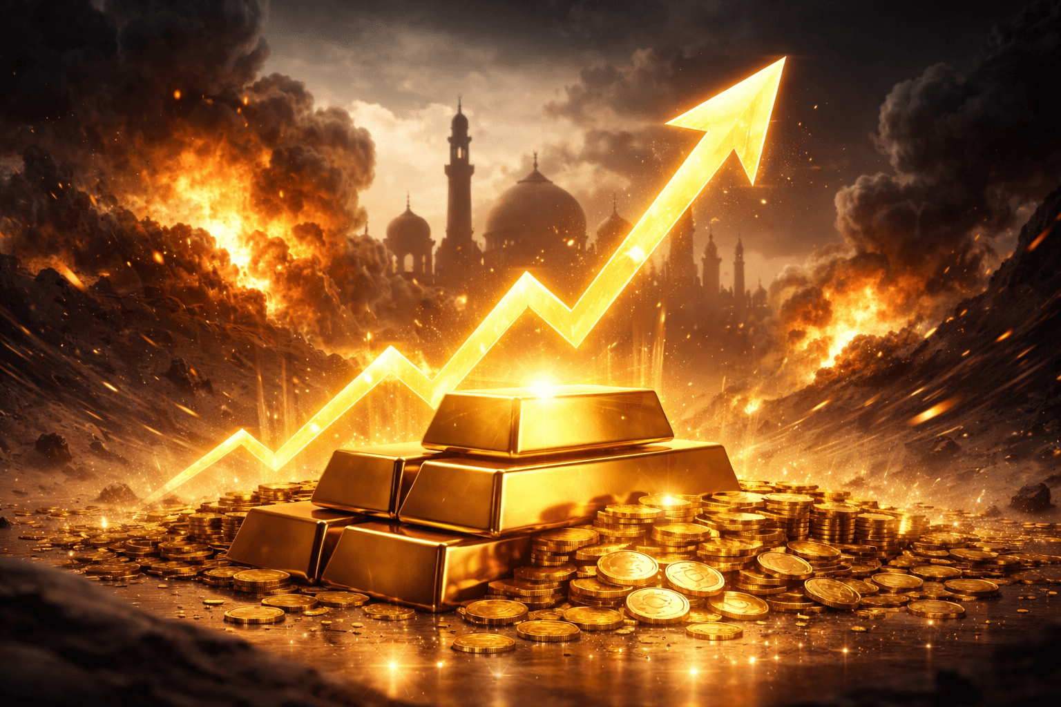 Spot Gold Surges Beyond $5,400 Amid Middle East Tensions