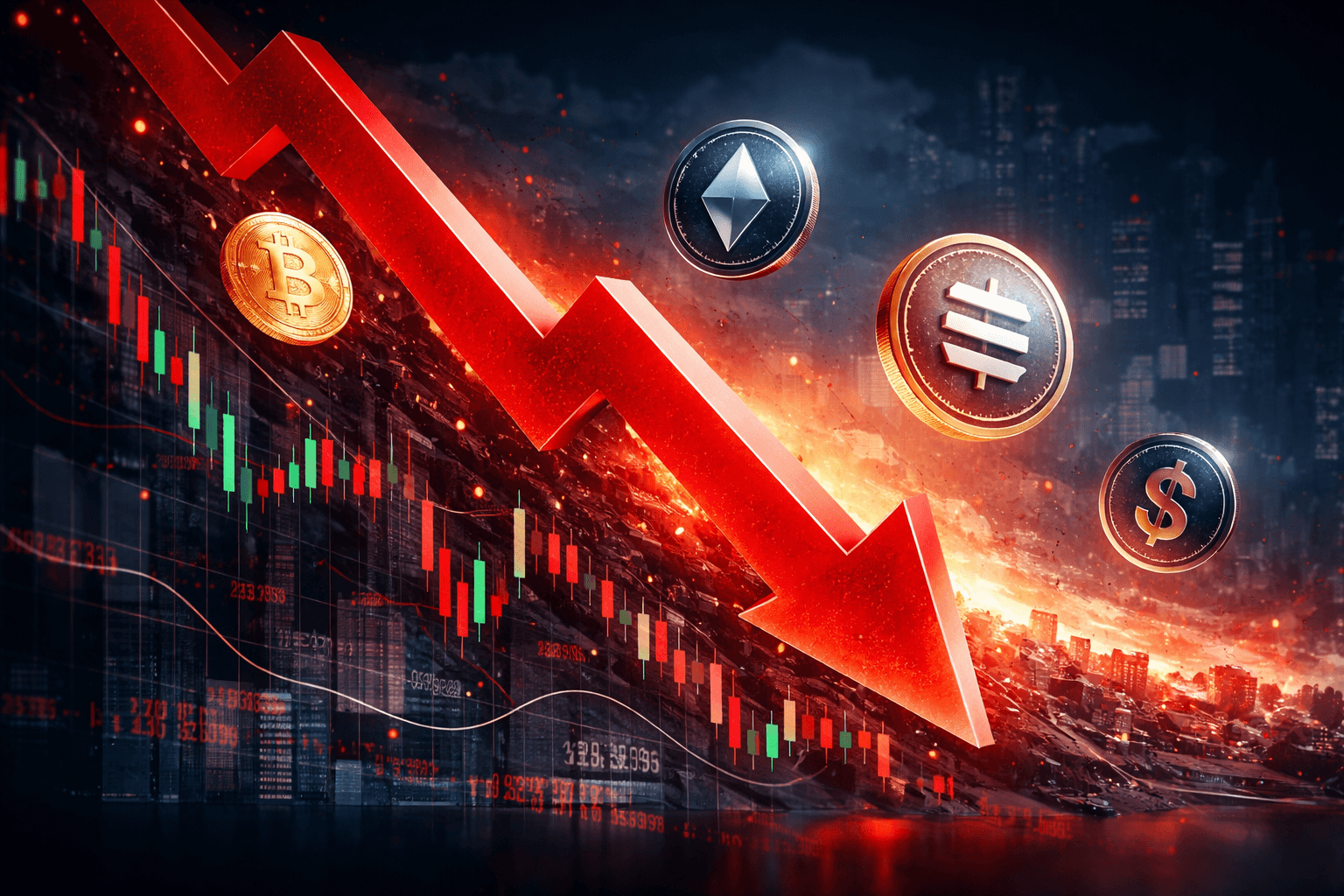 U.S. Stock Futures Drop as Crypto-Linked Equities Decline