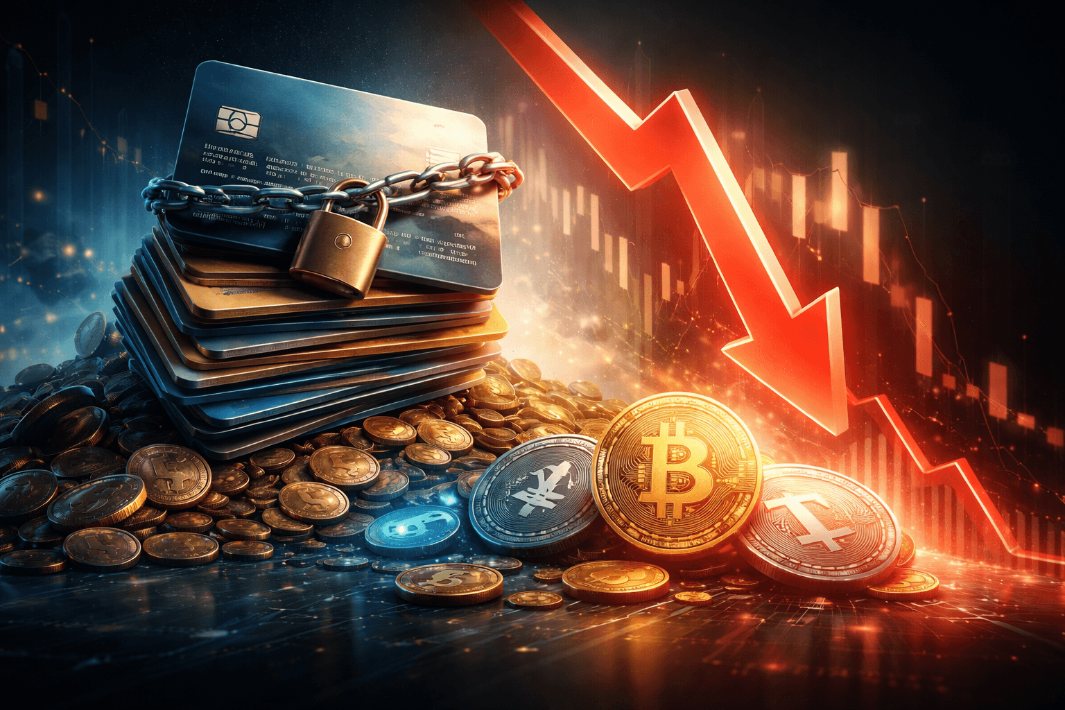 Credit Card Debt Hits Record $1.28 Trillion — Crypto Risk Sentiment Watch
