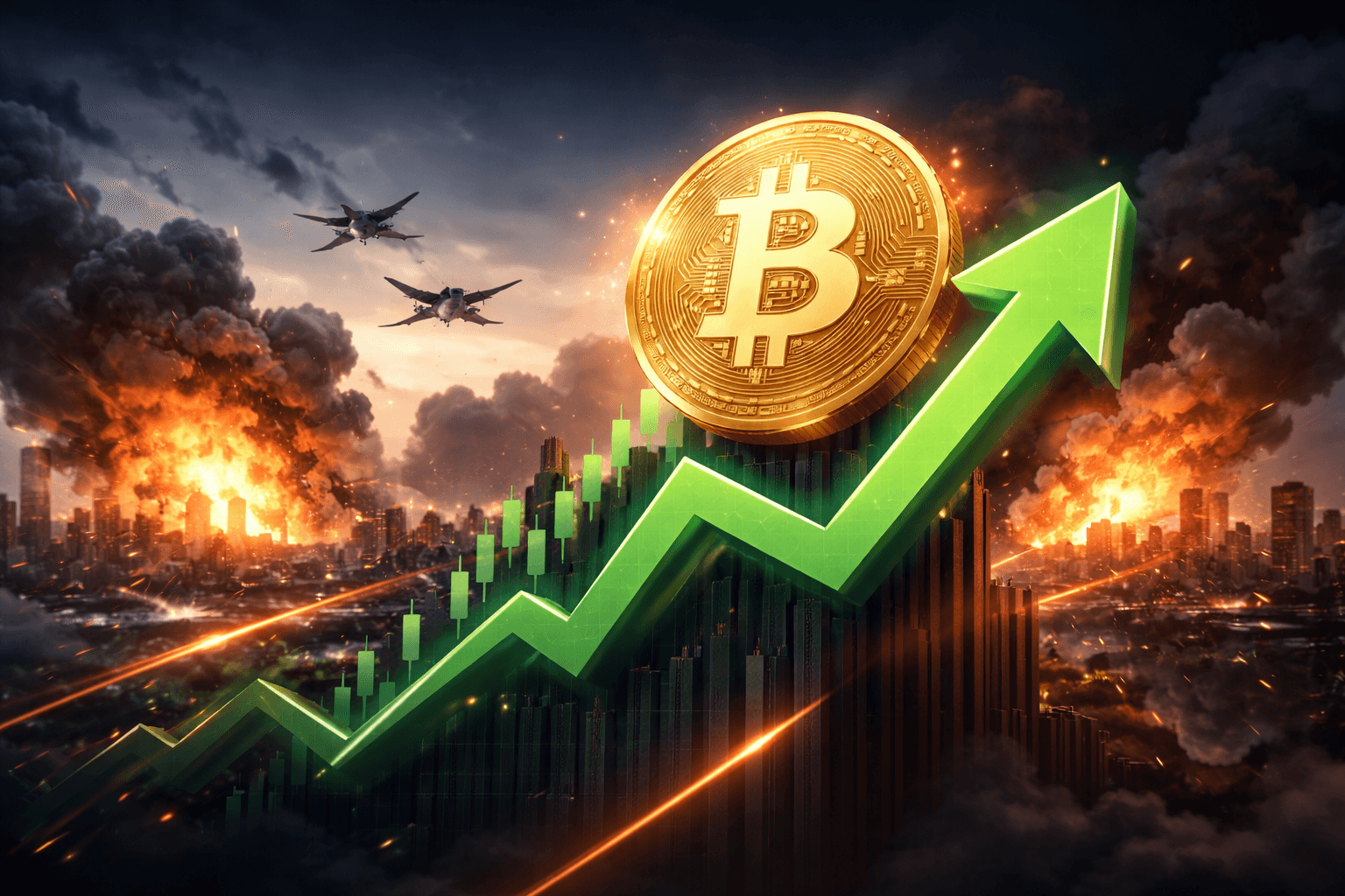 Bitcoin Attempts Rally as Stocks Plunge Amid Geopolitical Tensions