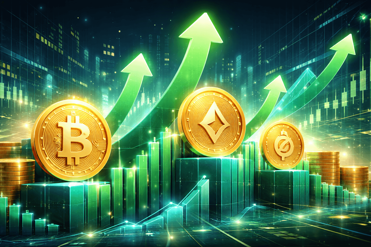 Bitcoin Hits $74,050, Driving Surge in Crypto Stocks and Market Capitalization