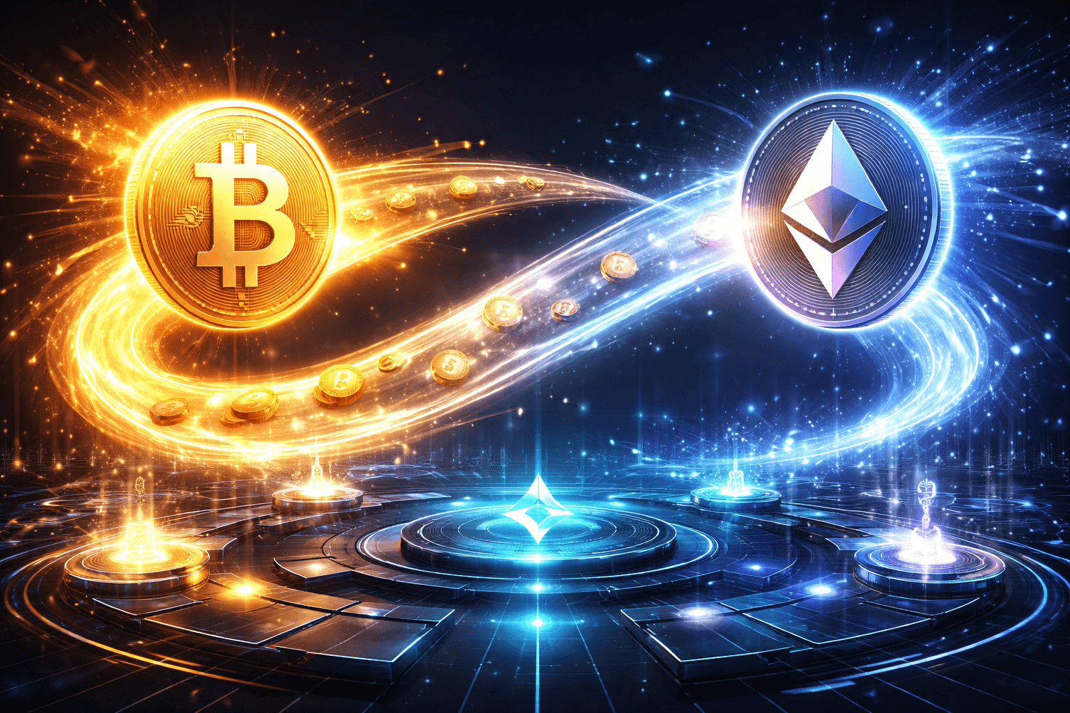 Crypto Whale Swaps 102 Bitcoin for 3,489 Ether via THORChain