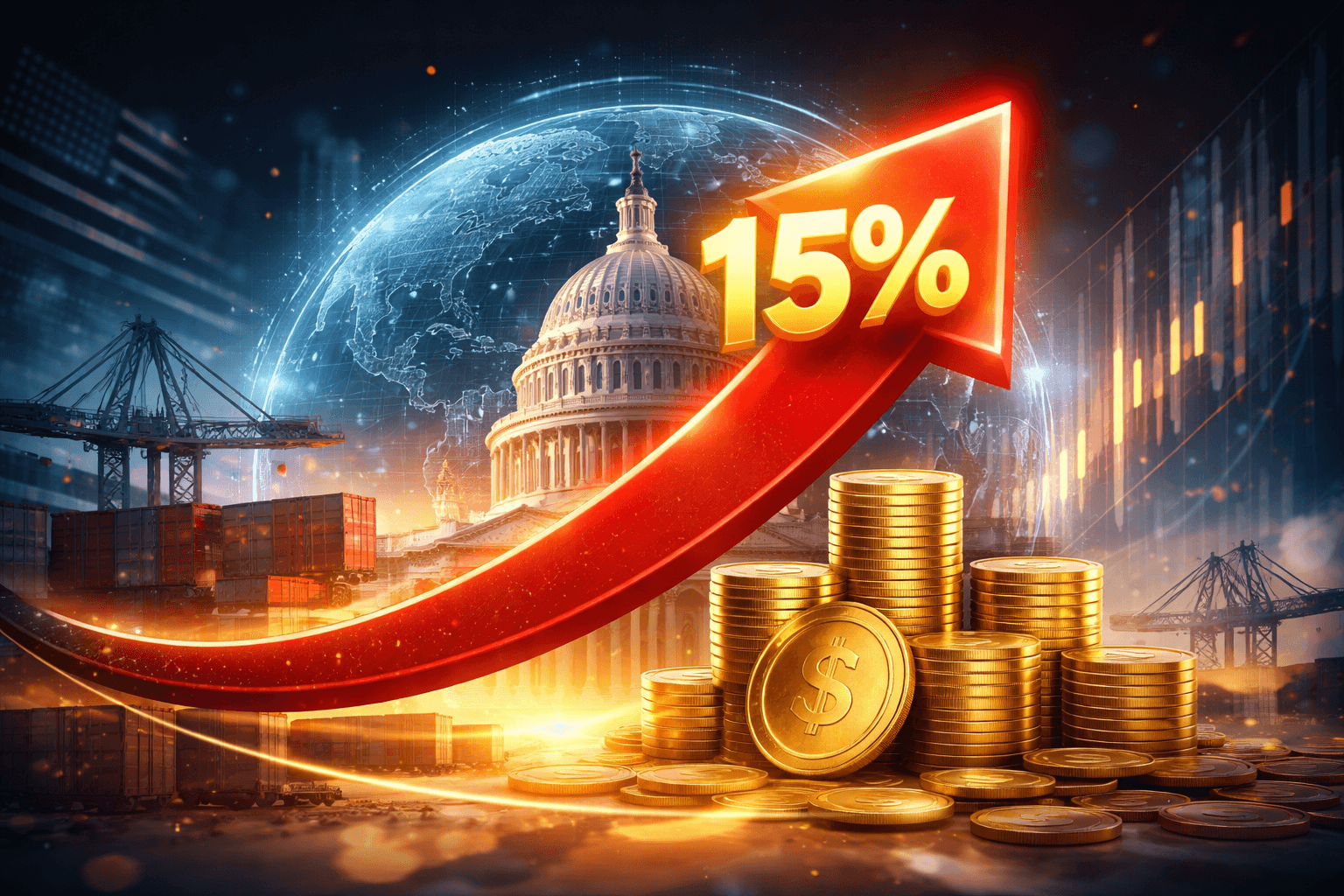 U.S. Treasury Secretary Bessent Confirms 15% Tariff Increase