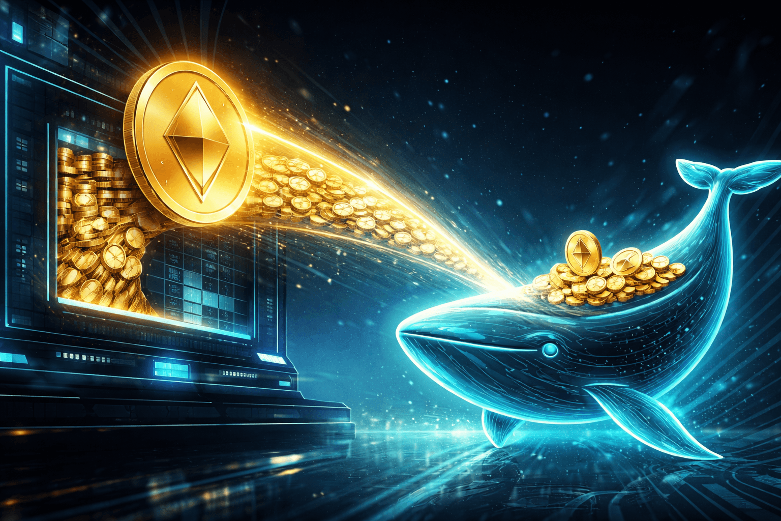 Crypto Whale Withdraws 4,900 ETH Worth About $9.7 Million from OKX
