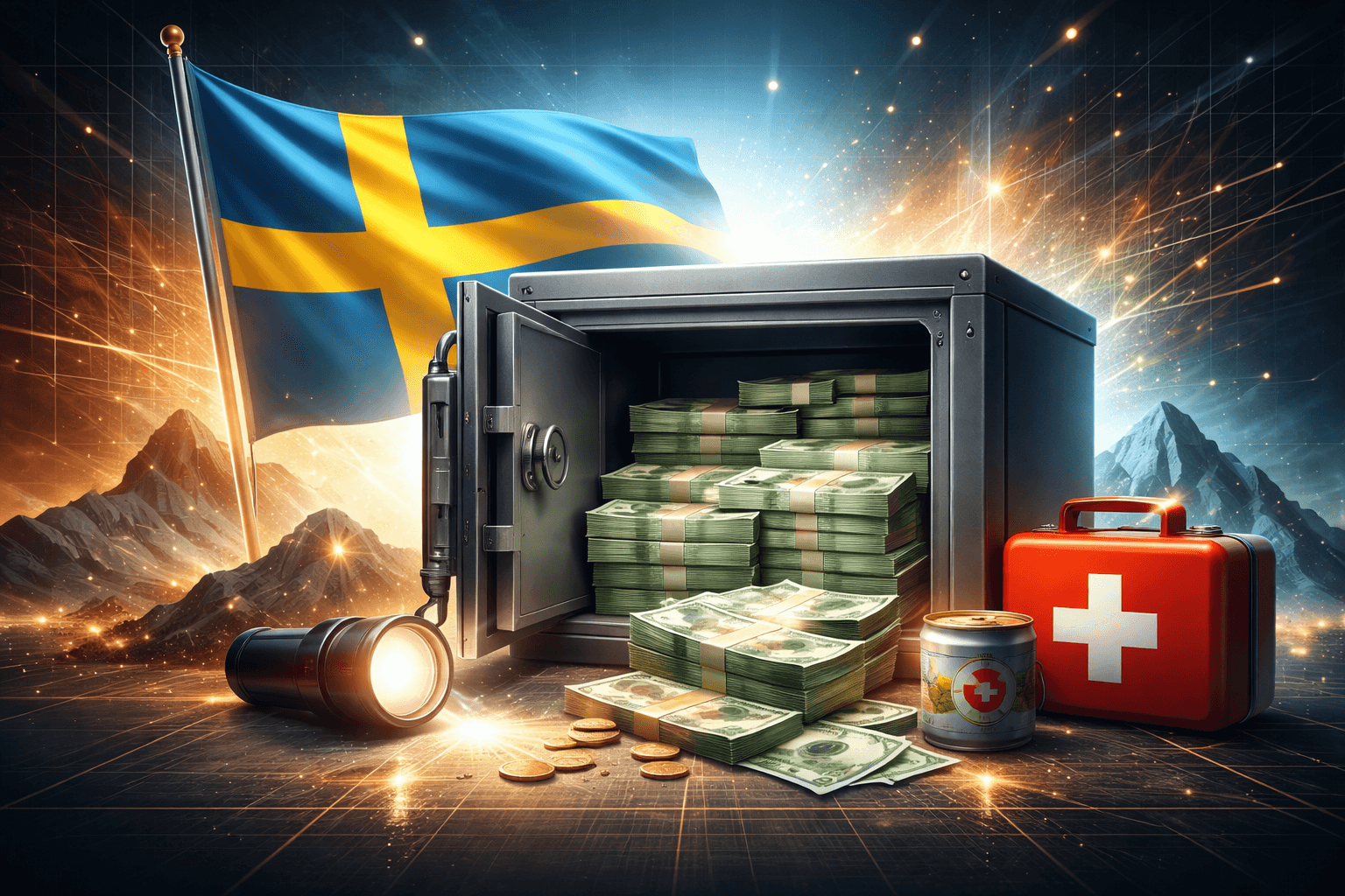 Sweden’s Central Bank Urges Citizens to Keep Cash for Crisis Preparedness
