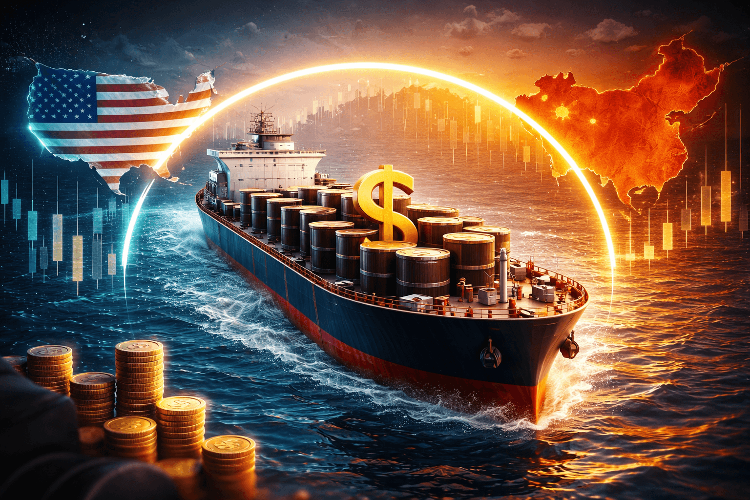 U.S.–China Crude Freight Hits $29M per Tanker—About 20% of Crude Price